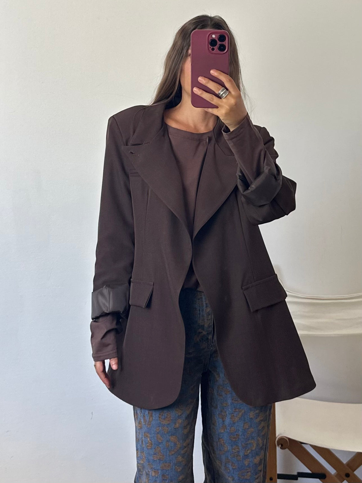 MAGLIA in COTONE CIOCCOLATO