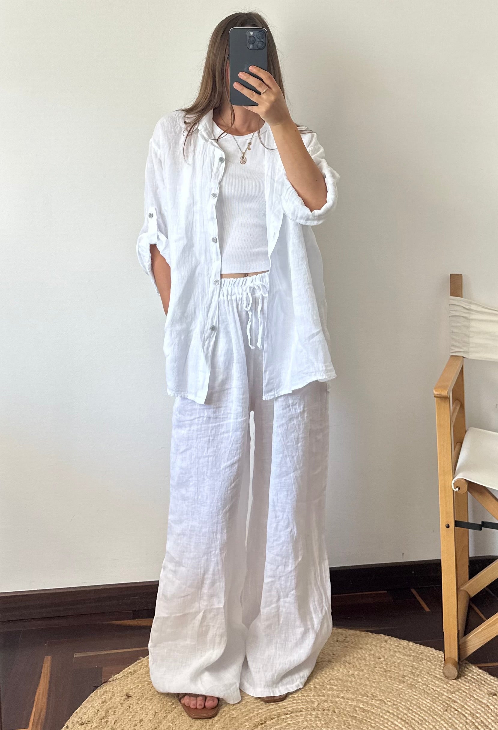 TOP COTONE Bianco