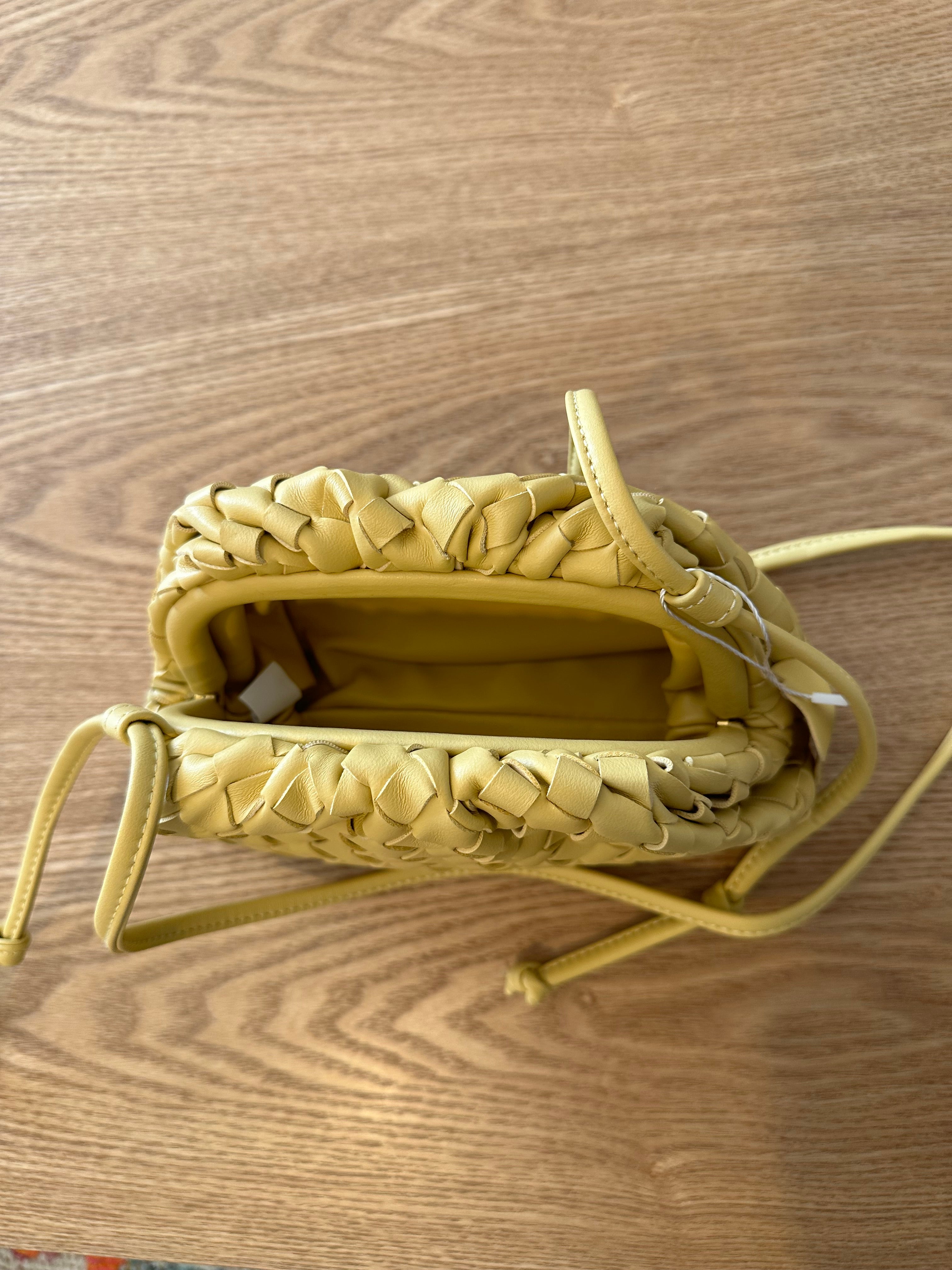 BORSA MINI POUCH ISIDORA GIALLA