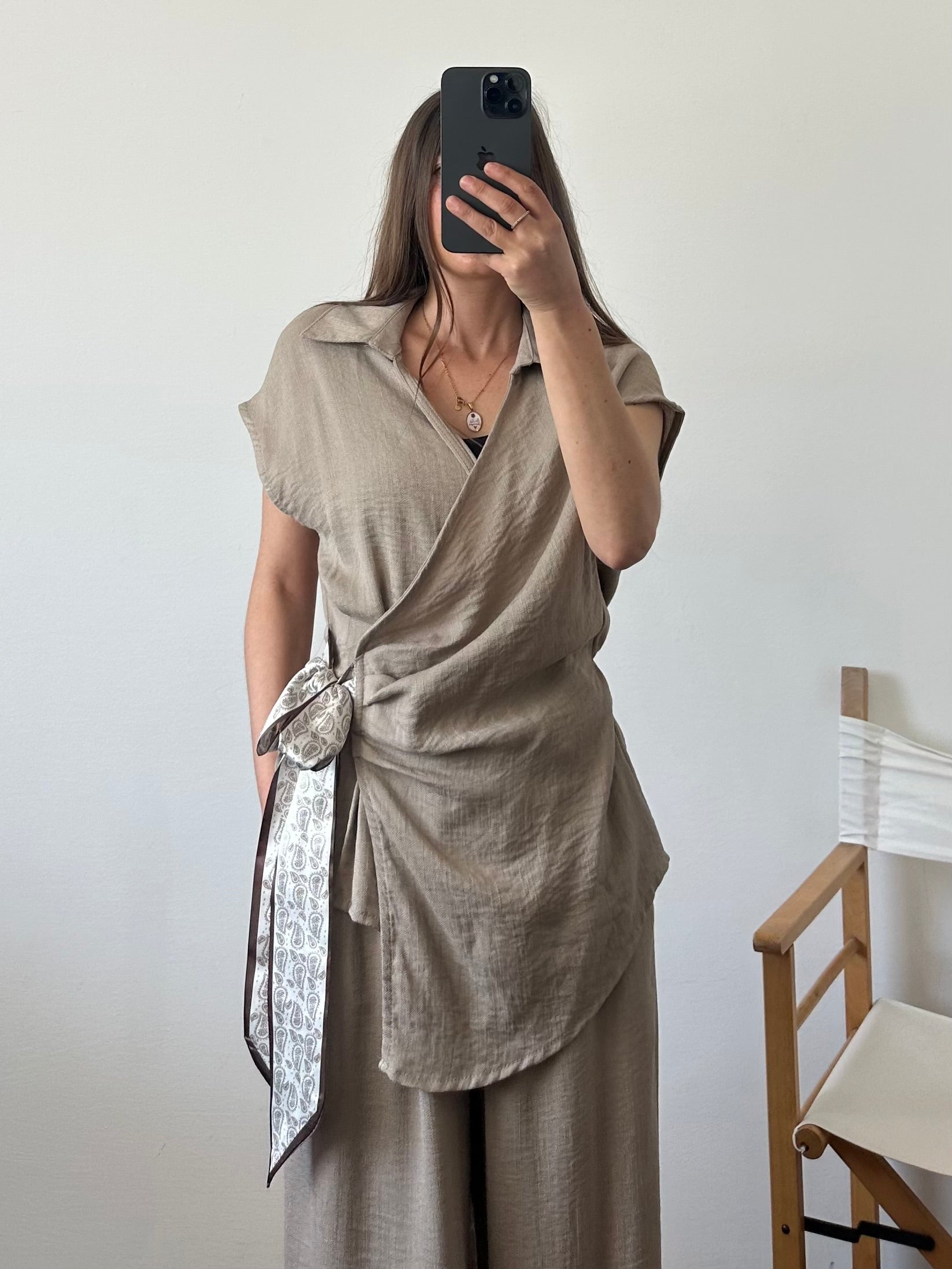 COORDINATO foulard Fango