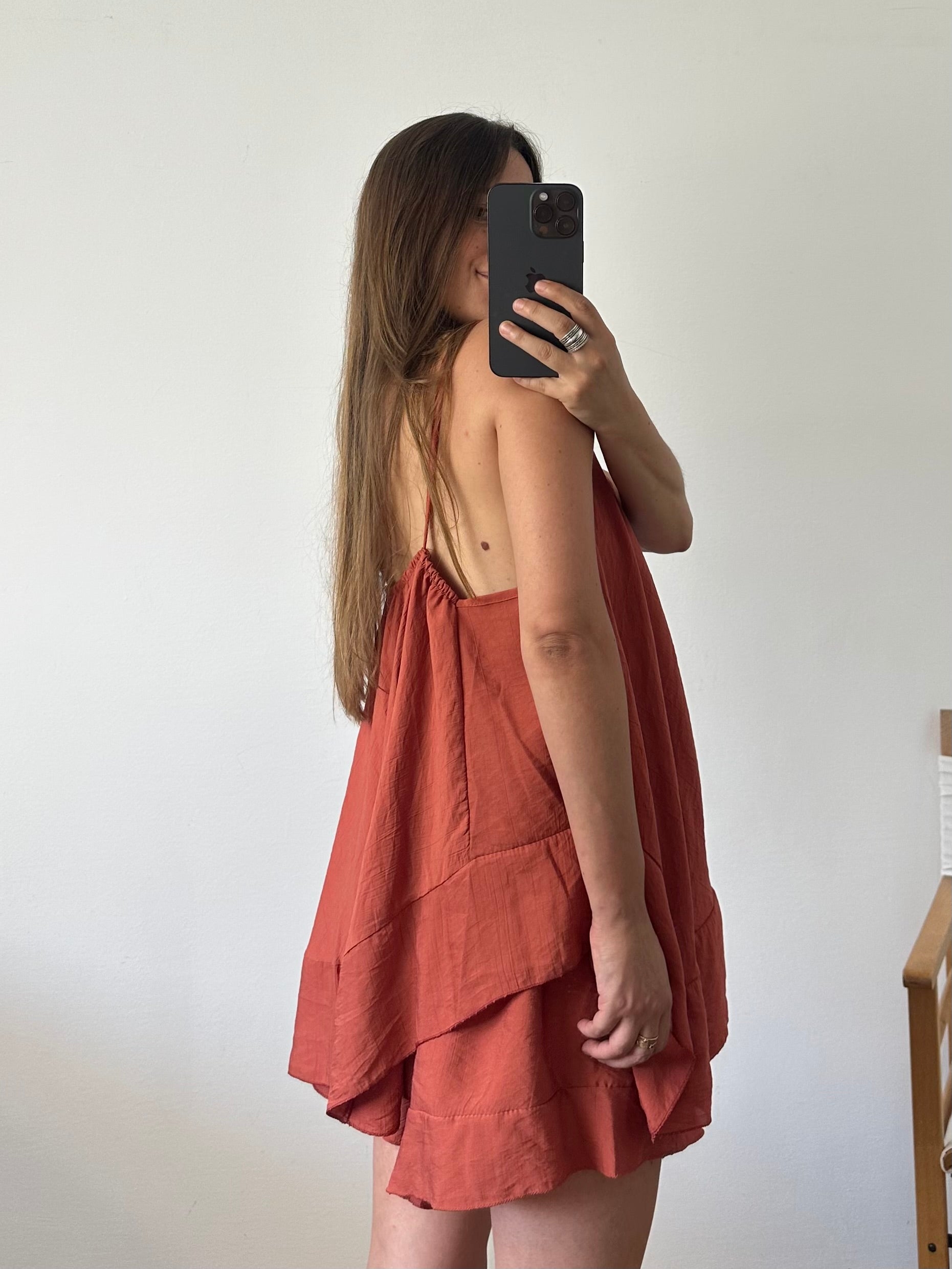 COORDINATO SHORTS terracotta