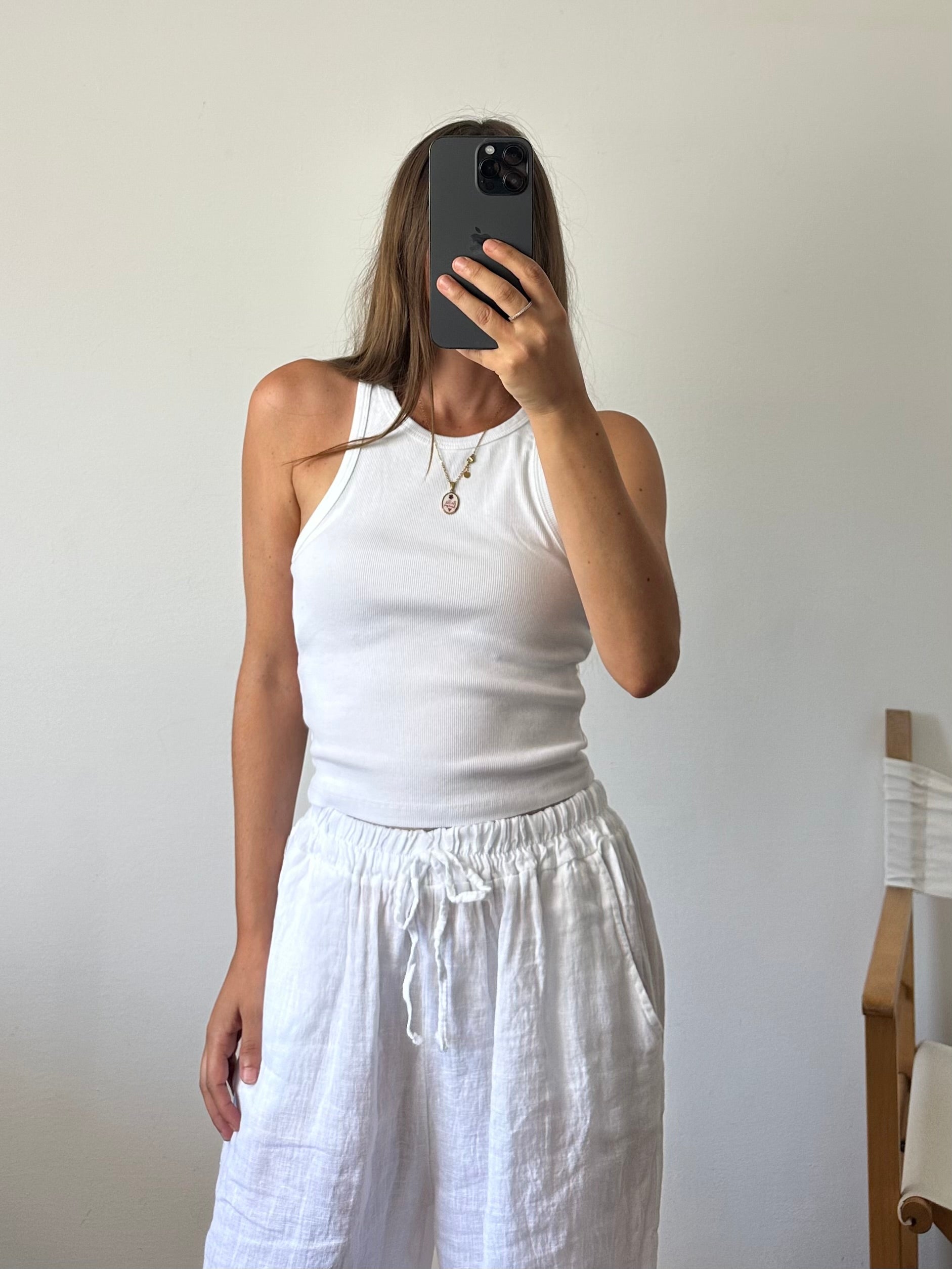 TOP COTONE Bianco