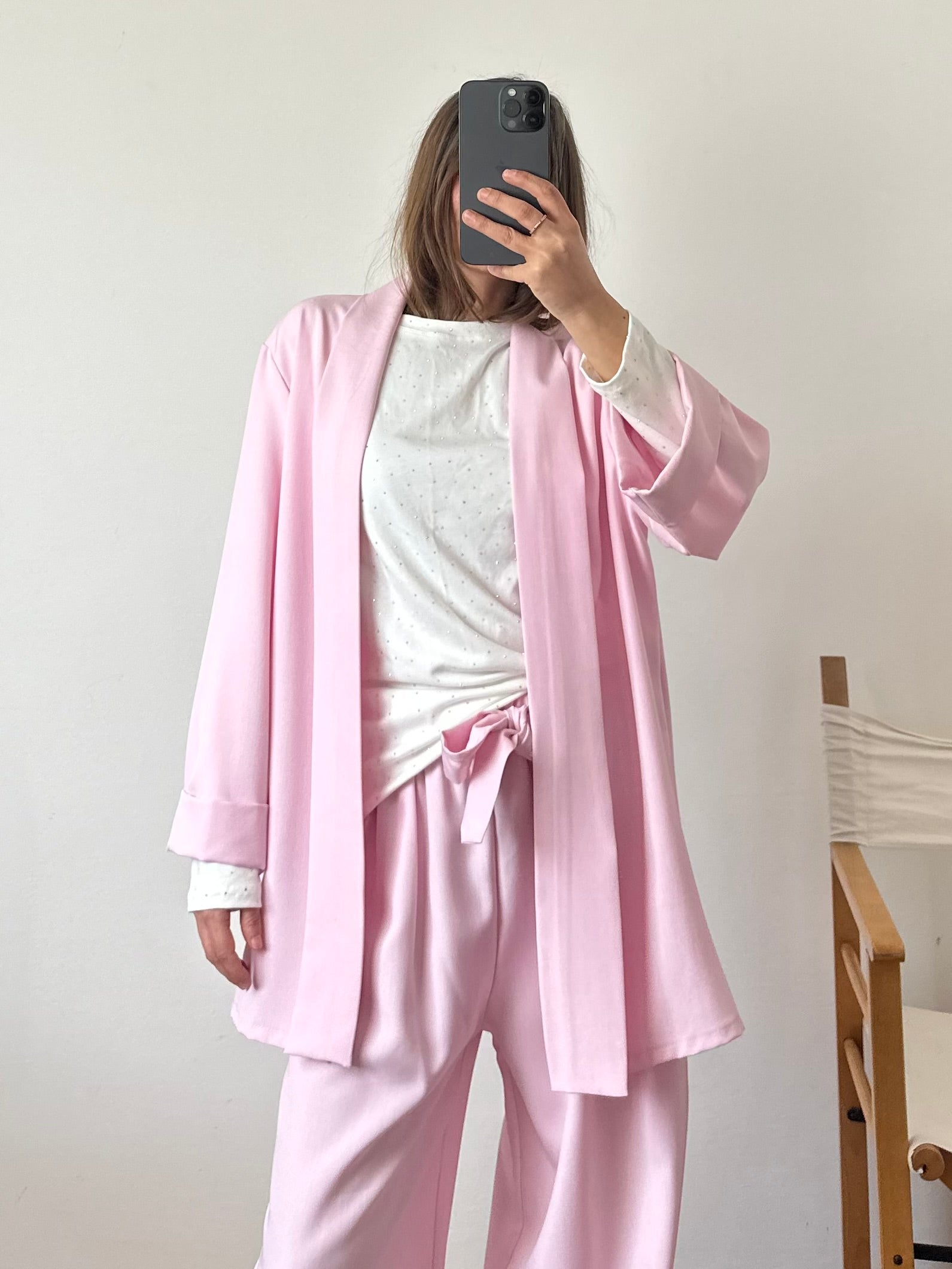 COORDINATO KIMONO ROSA