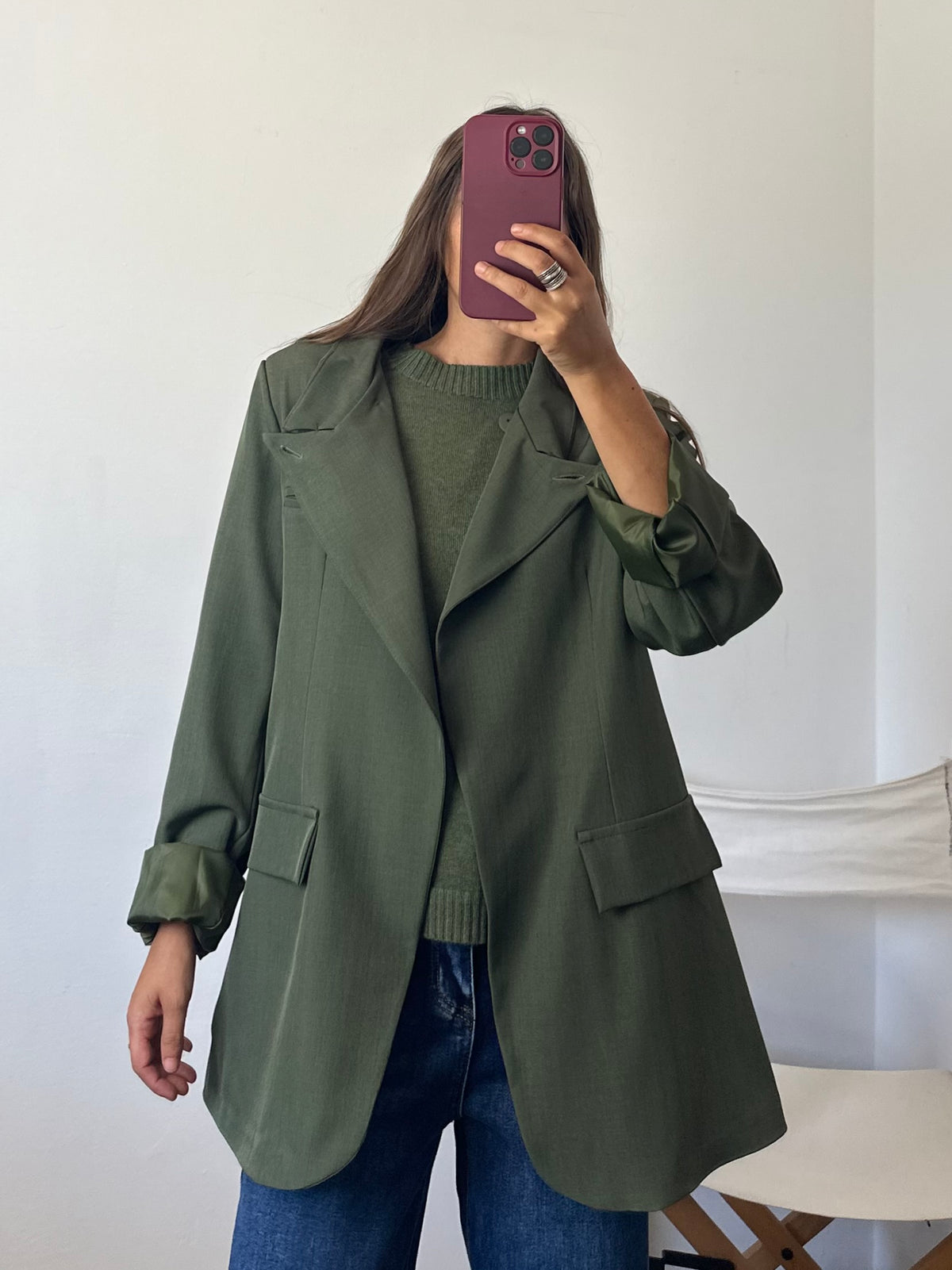 PULLOVER in morbida viscosa VERDE
