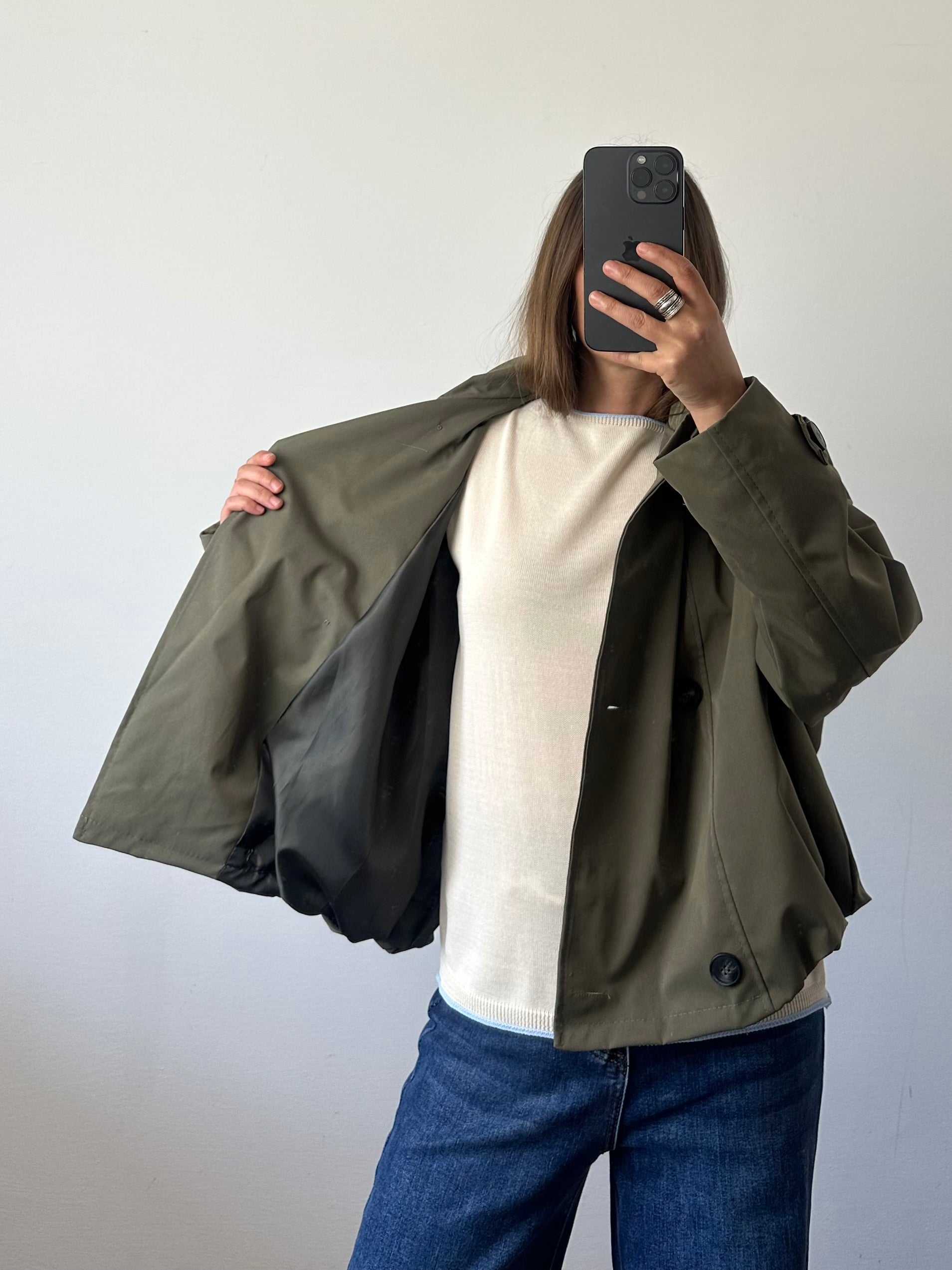 Trench bomber verde