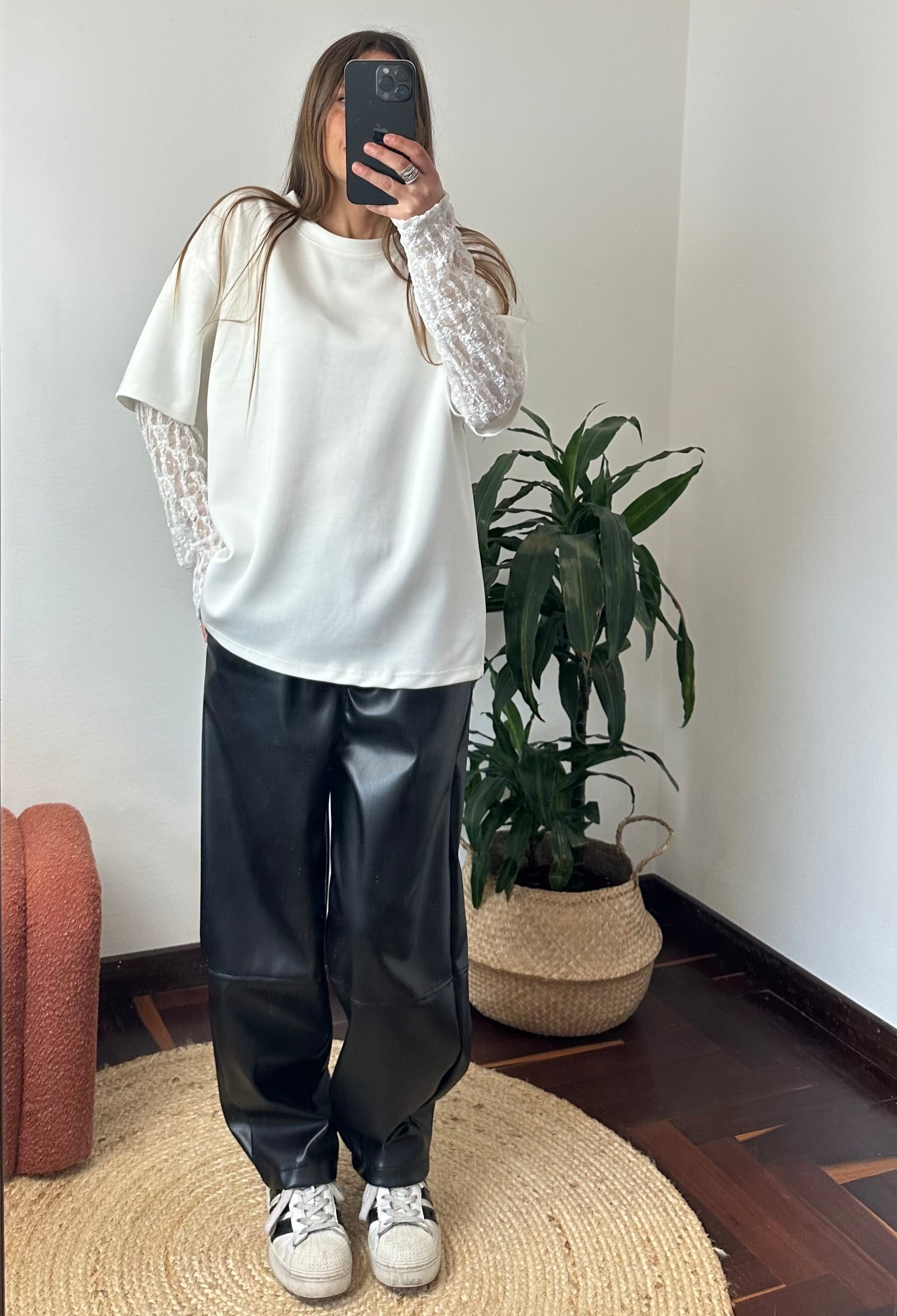 PANTALONE ECopelle Barrel nero