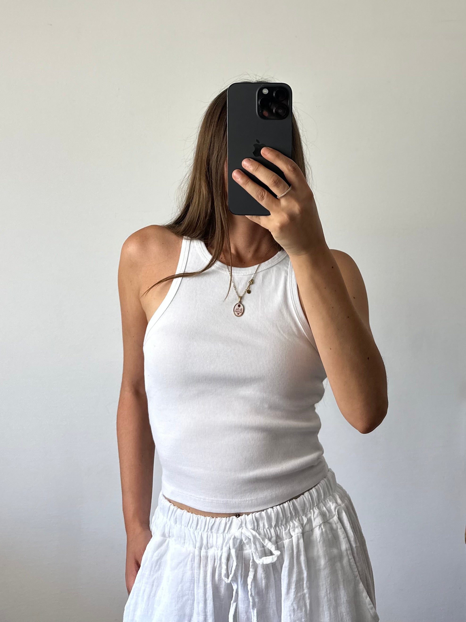 TOP COTONE Bianco