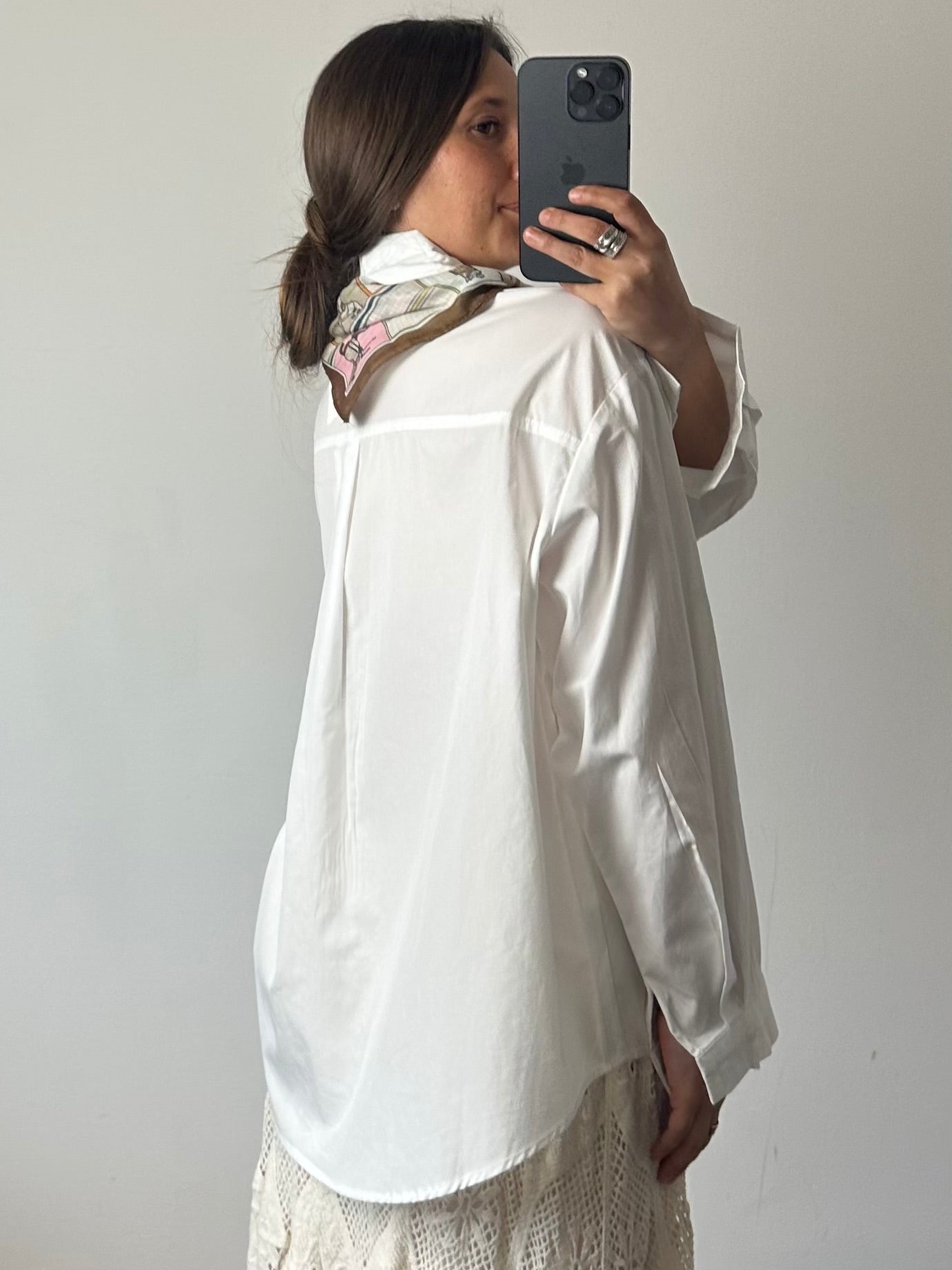 CAMICIA con Foluard in COTONE
