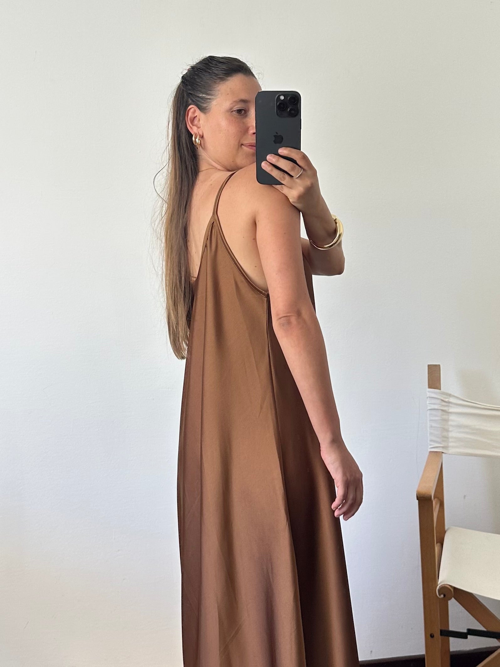 ABITO SATIN bronzo