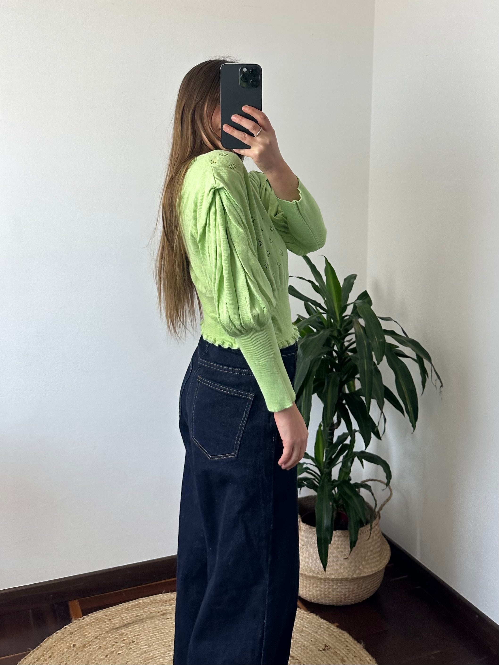 CROP FRANCESE MENTA