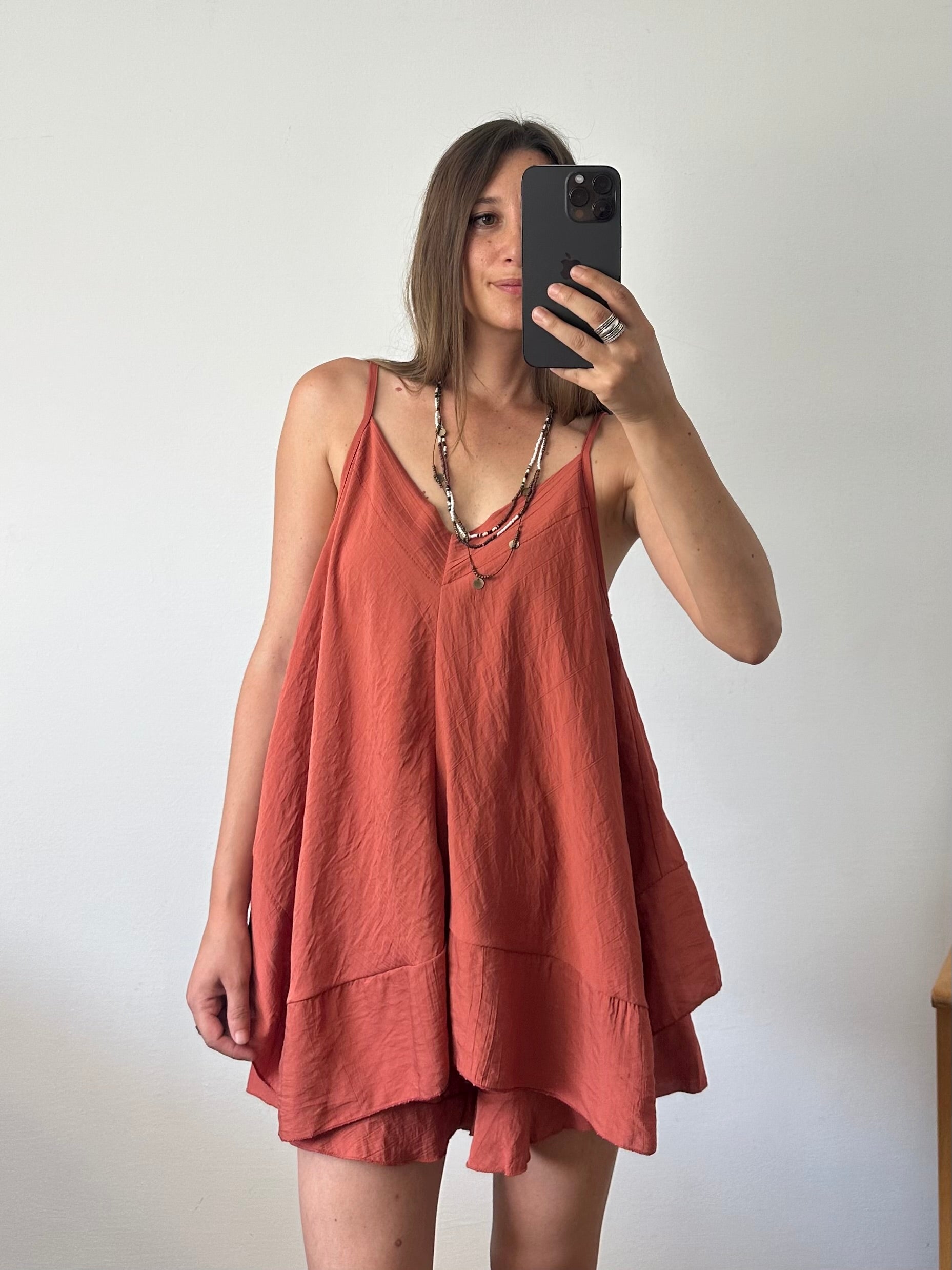 COORDINATO SHORTS terracotta