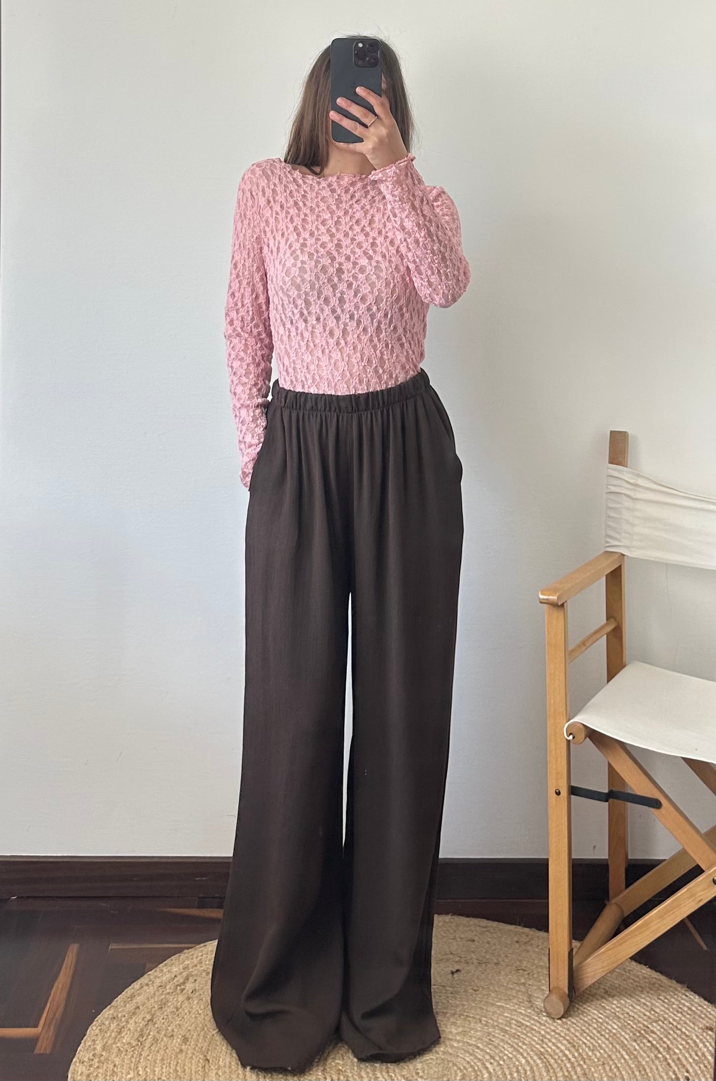 COORDINATO foulard cioccolato