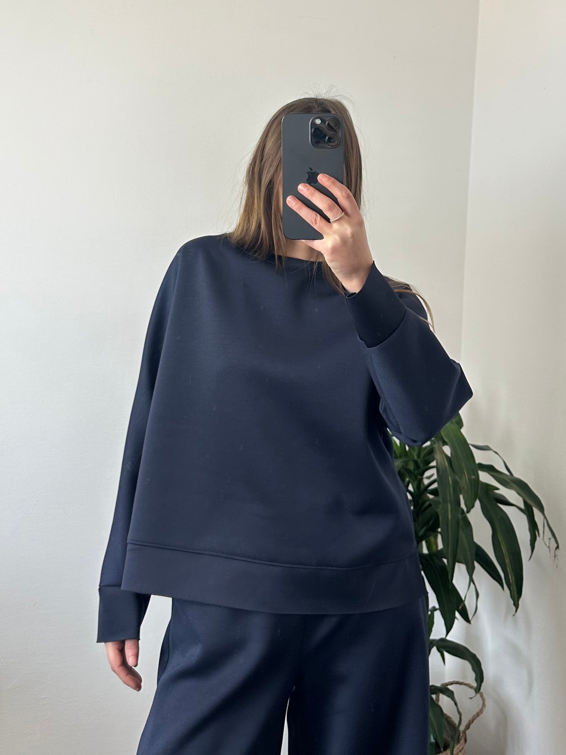 FELPA PUNTO MILANO BLU