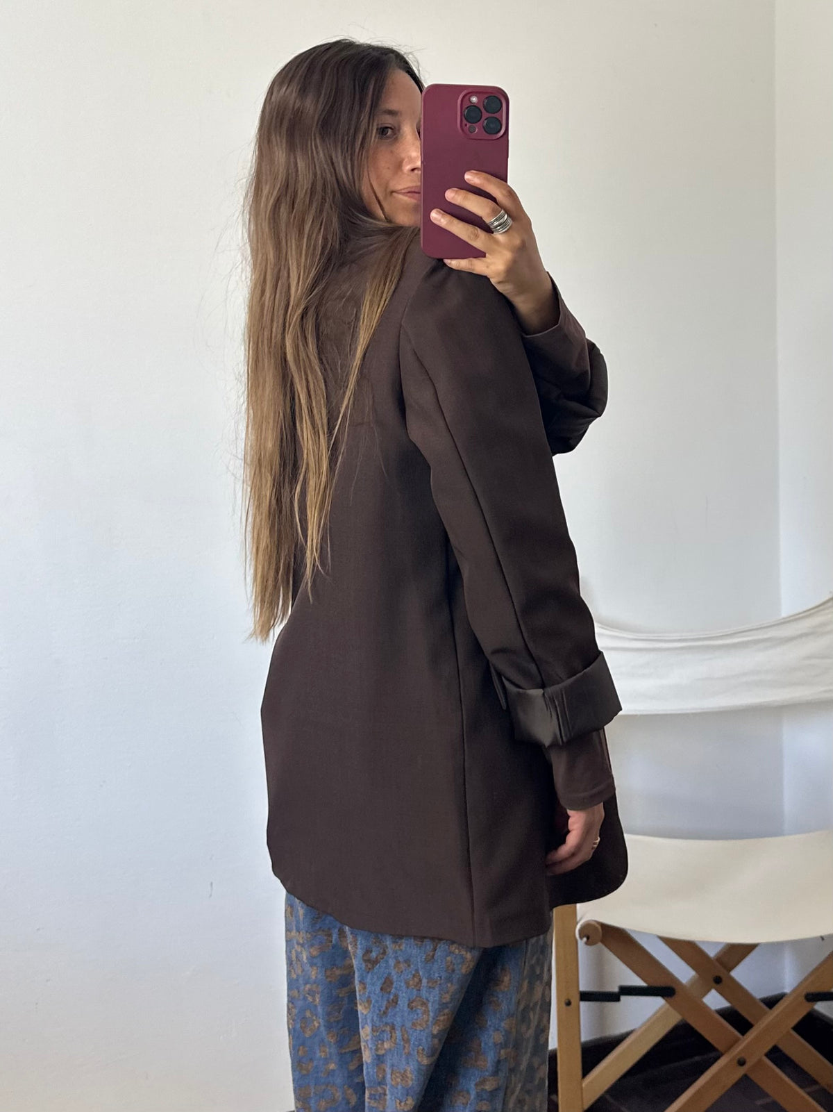 BLAZER JAPAN CIOCCOLATO