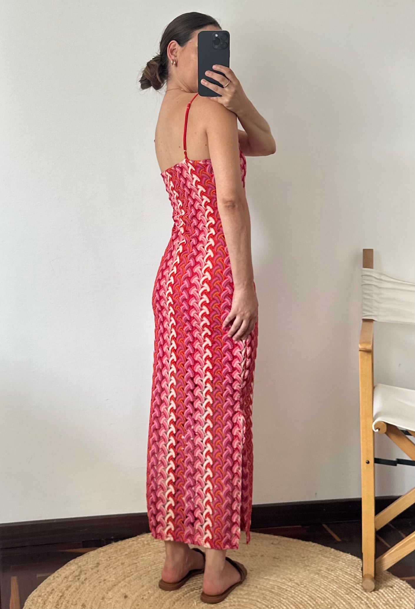 ABITO lungo summer fucsia