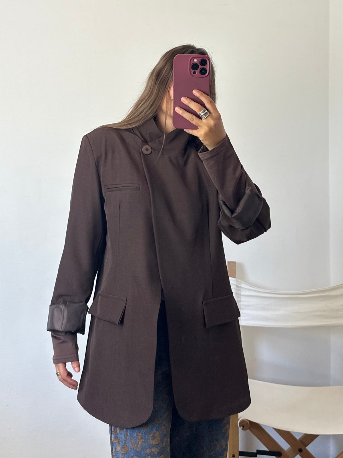 BLAZER JAPAN CIOCCOLATO