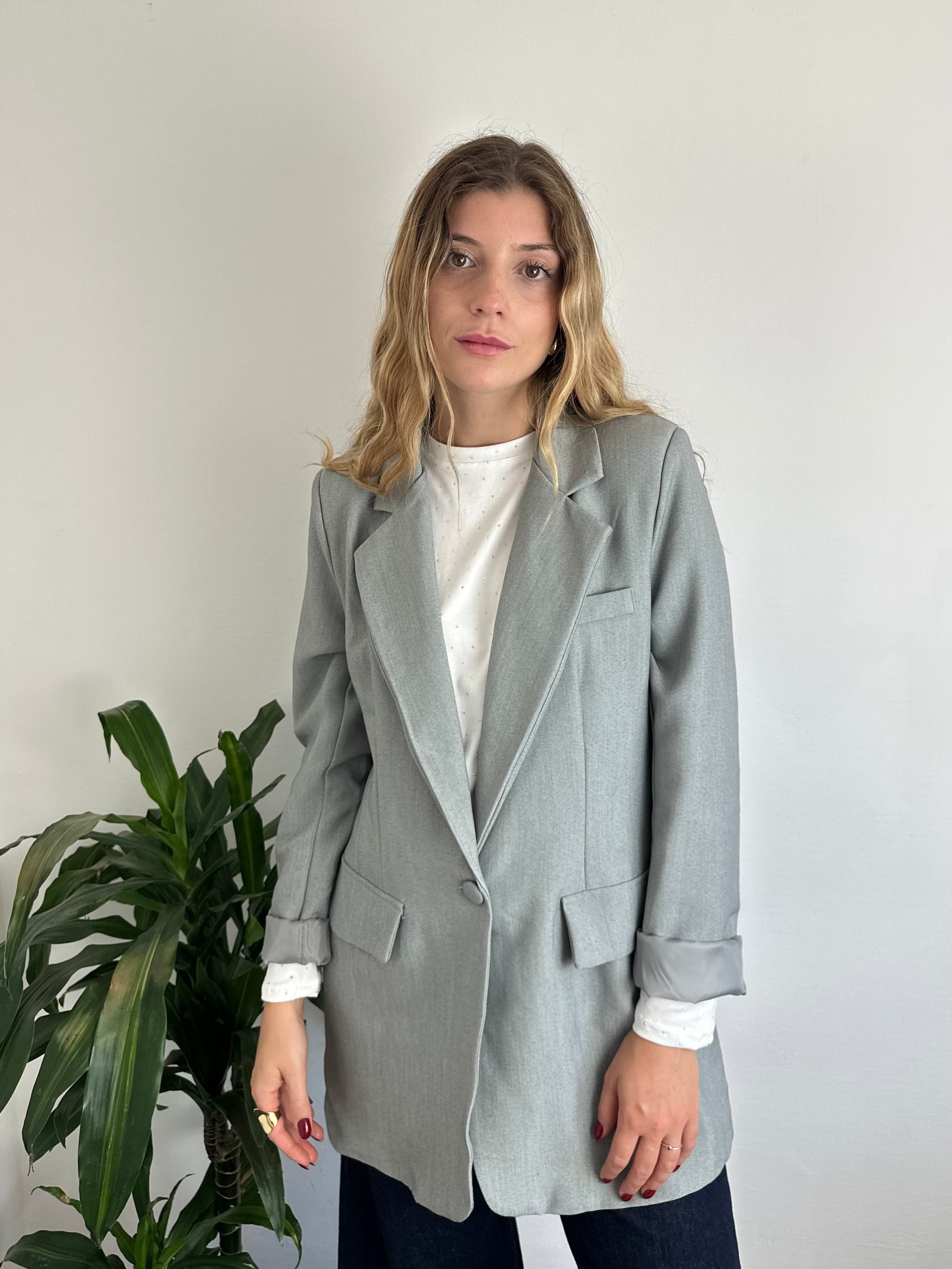 BLAZER SARTORIALE GRIGIO