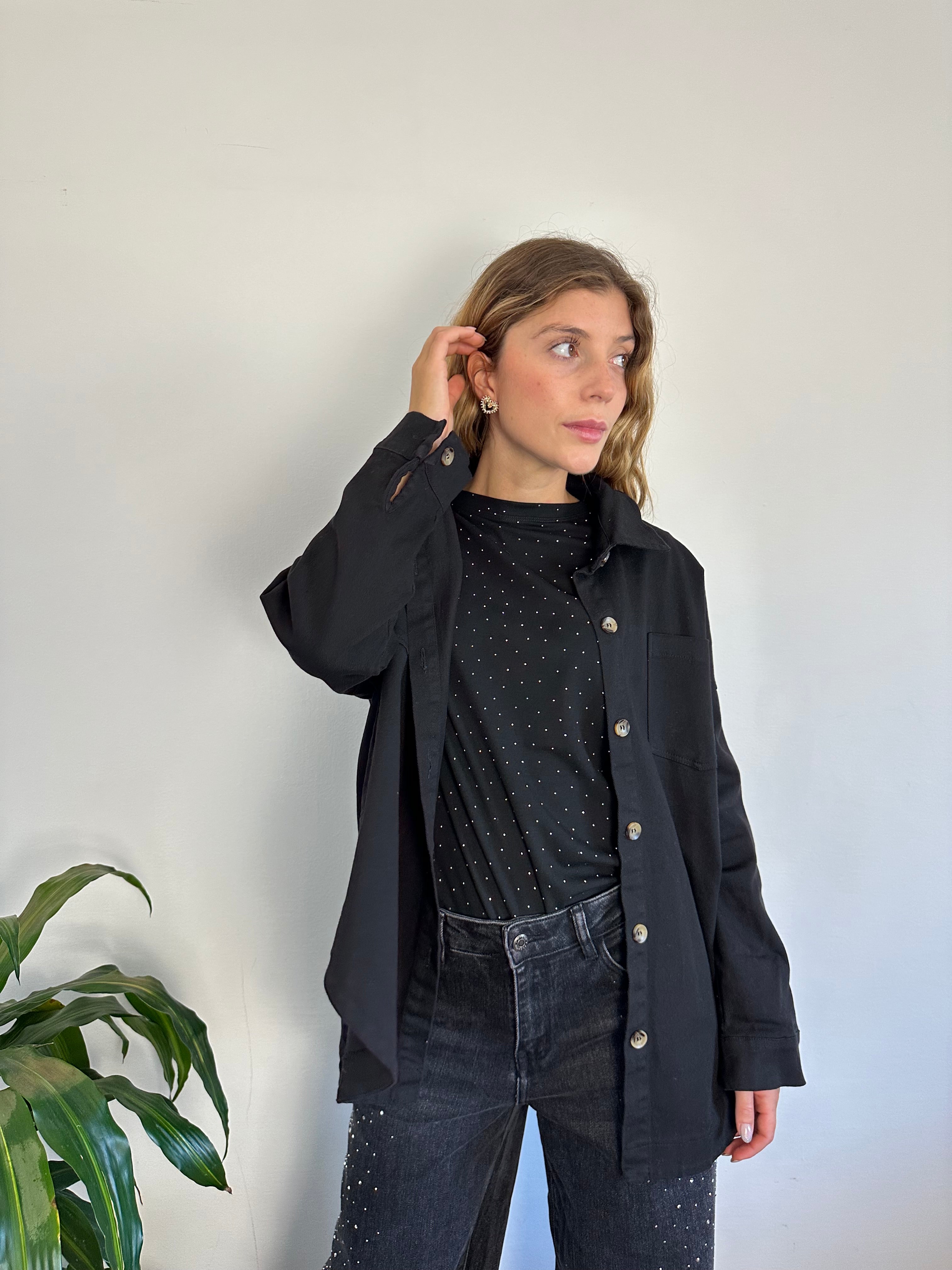 CAMICIA GABARDINA in COTONE