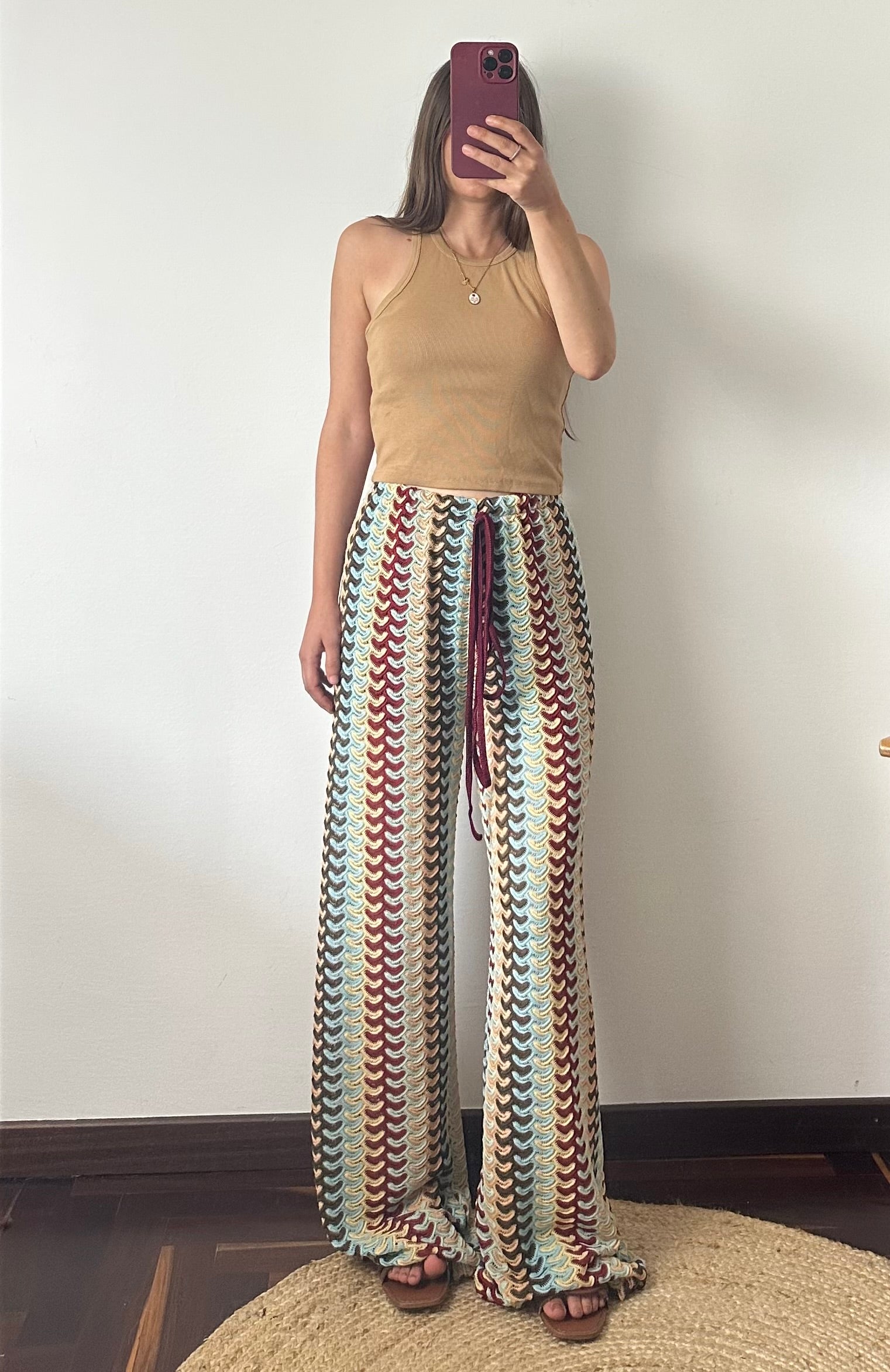PANTALONE SUMMER bordeaux