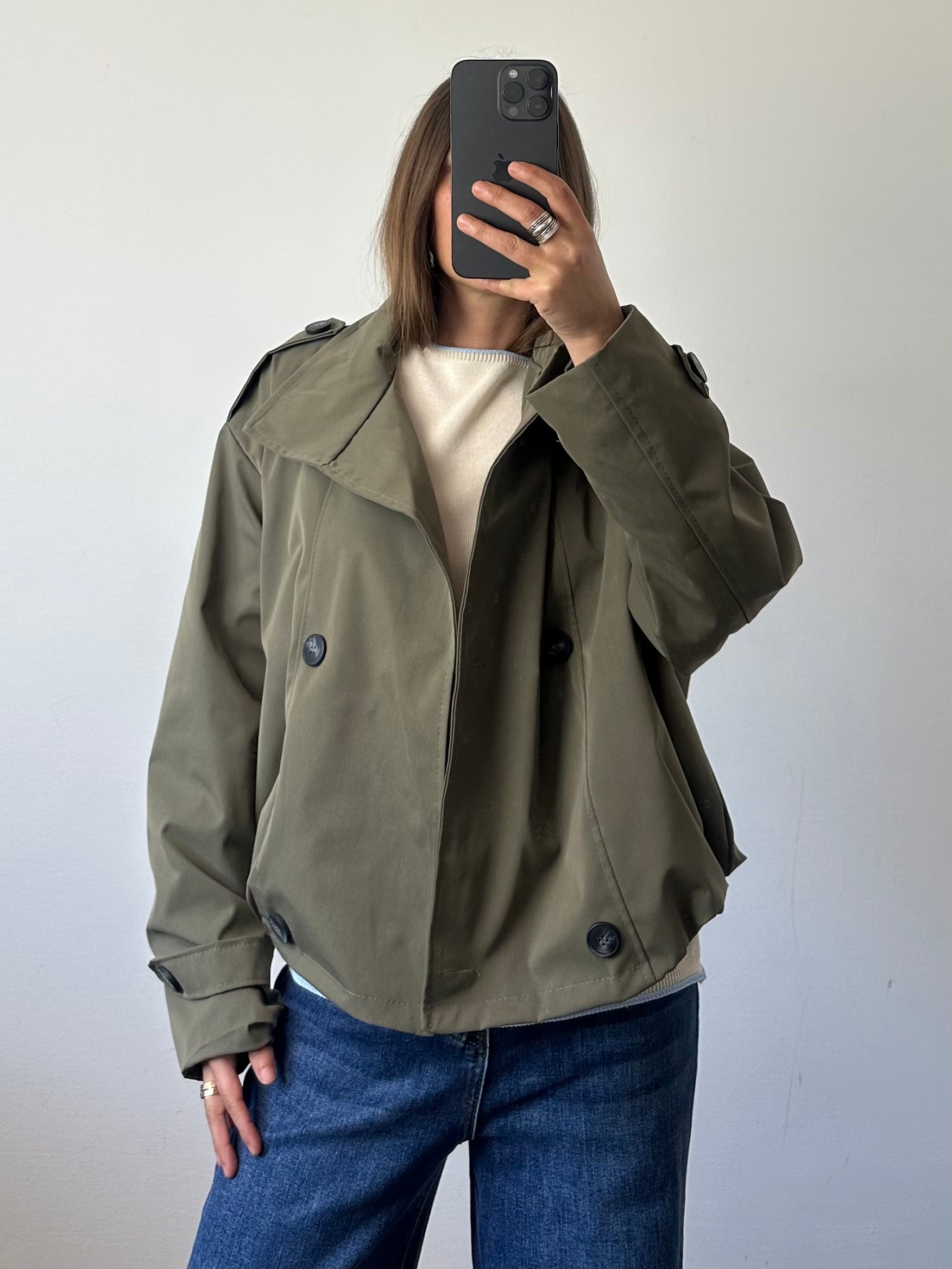 Trench bomber verde