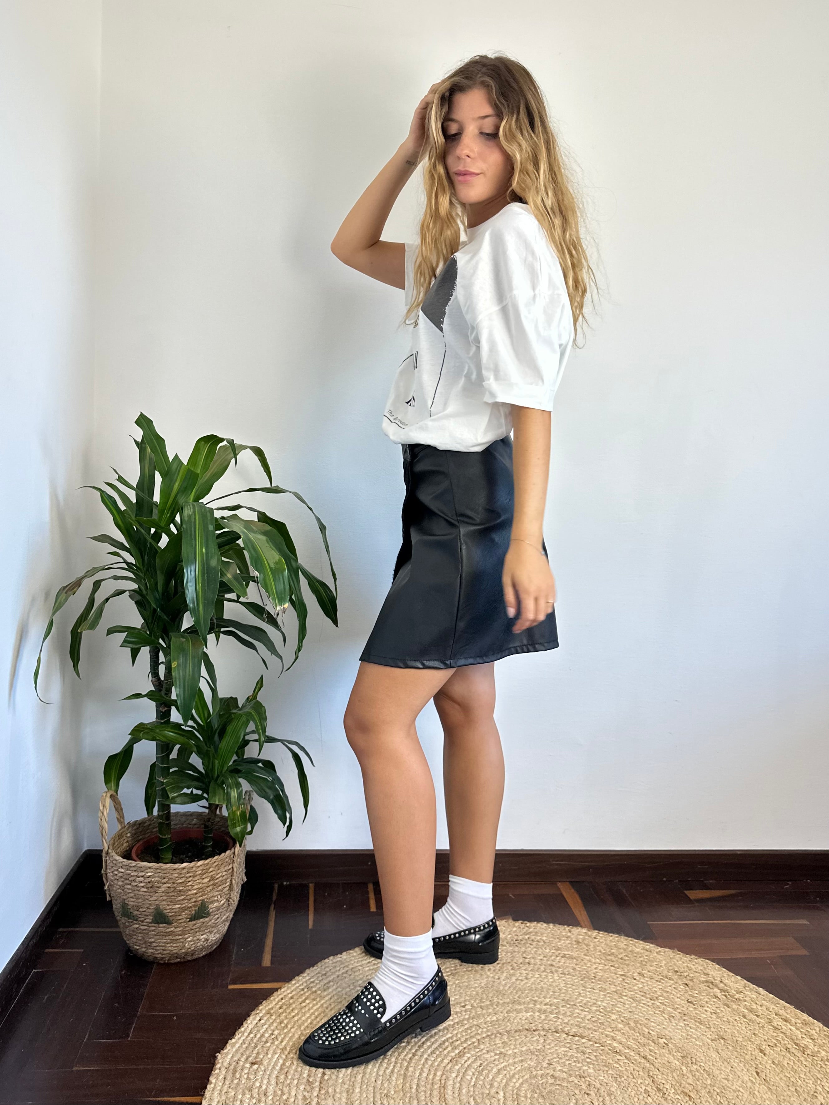 T-SHIRT 100% cotone “tequila” scritta nera