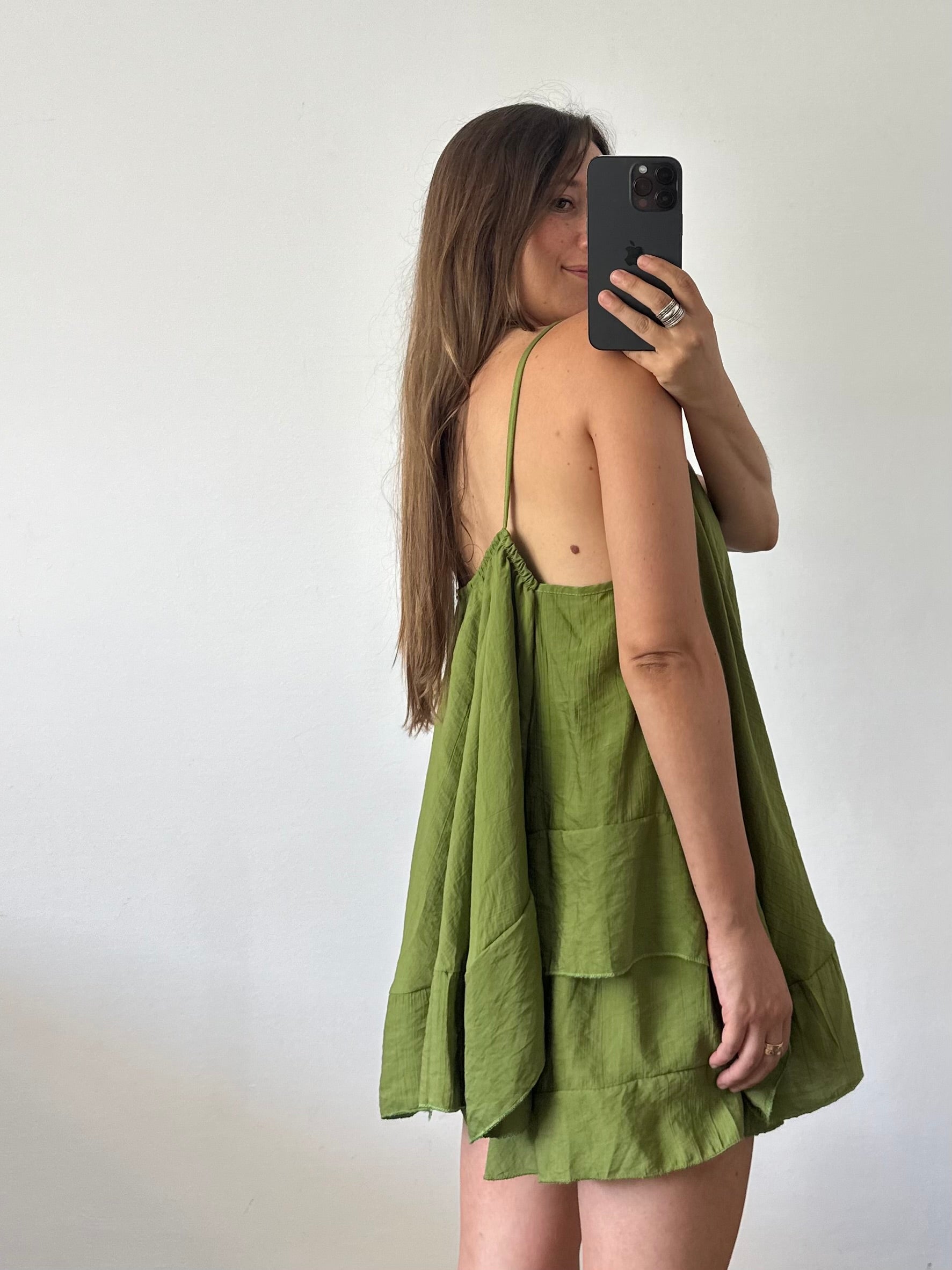COORDINATO SHORTS verde pistacchio