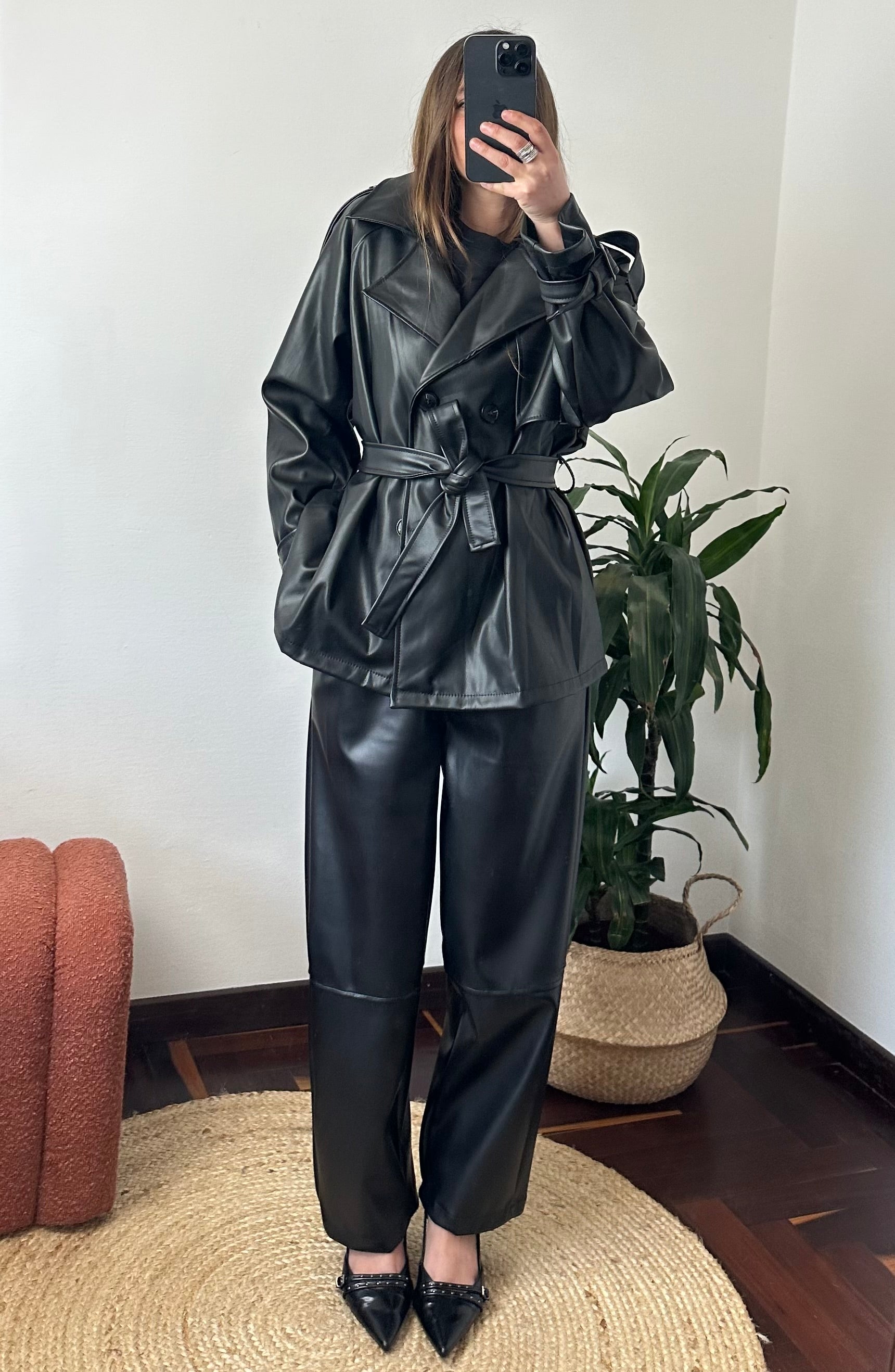 PANTALONE ECopelle Barrel nero