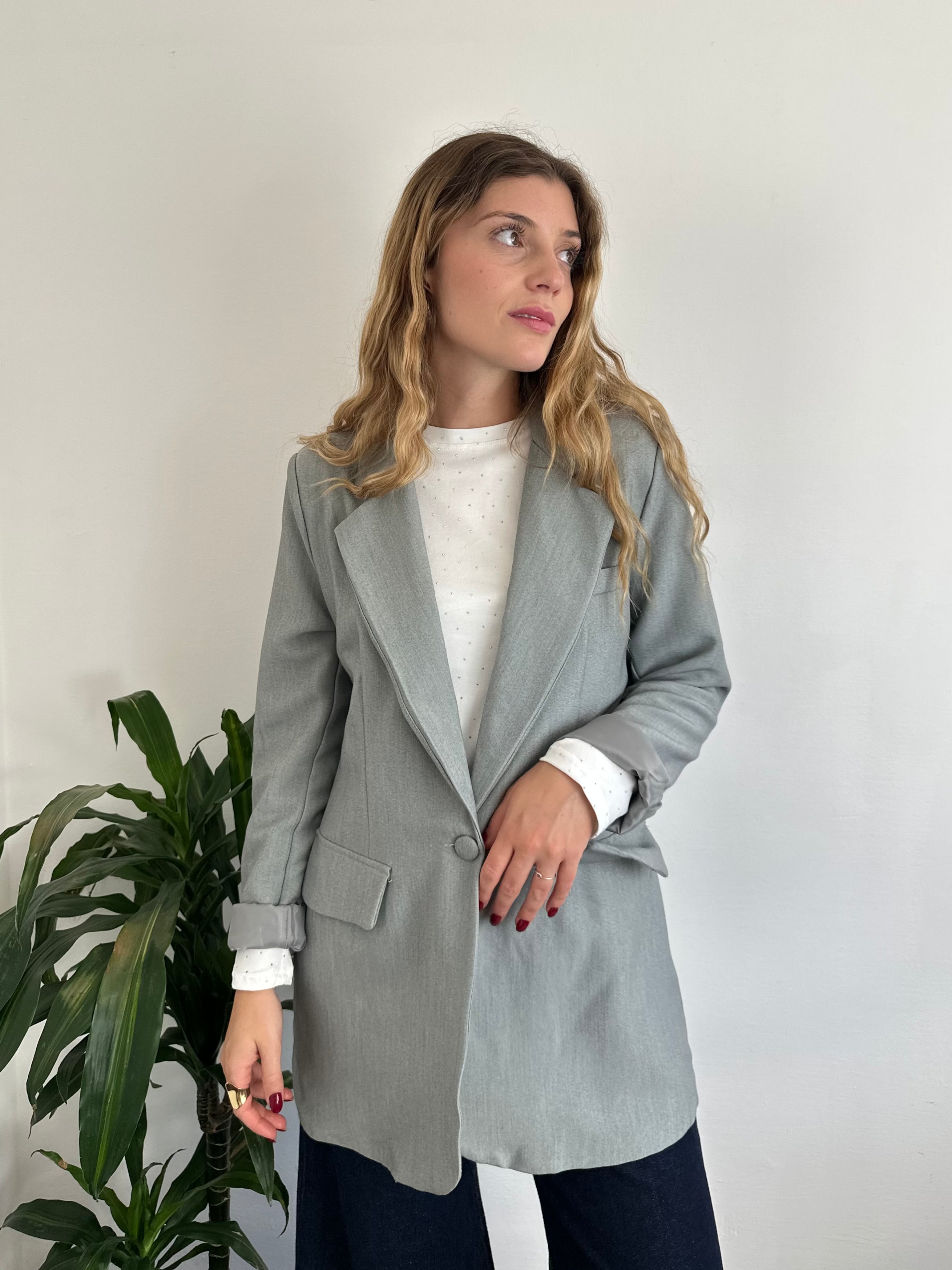 BLAZER SARTORIALE GRIGIO