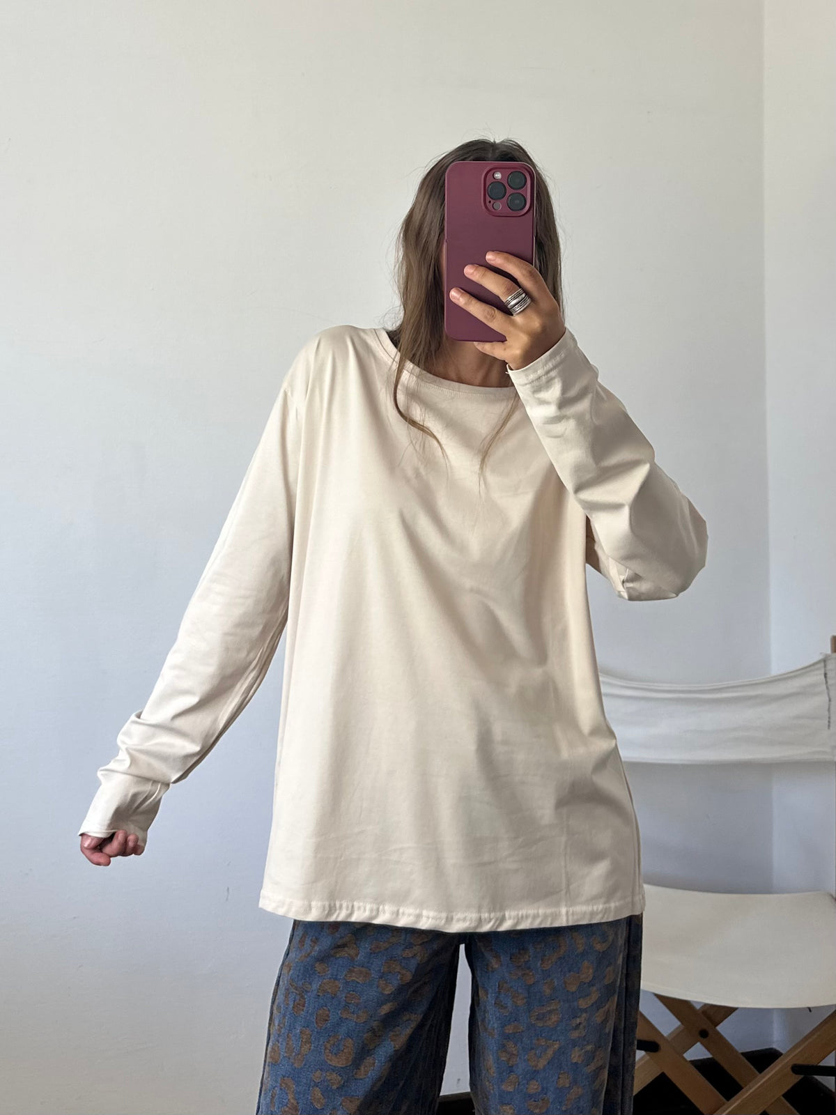 MAGLIA in COTONE BEIGE