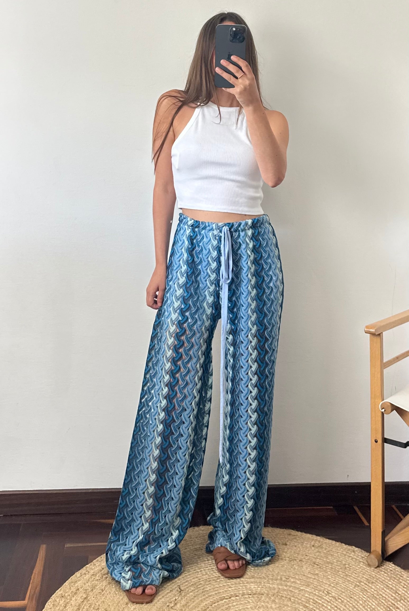 PANTALONE SUMMER AZZURRO