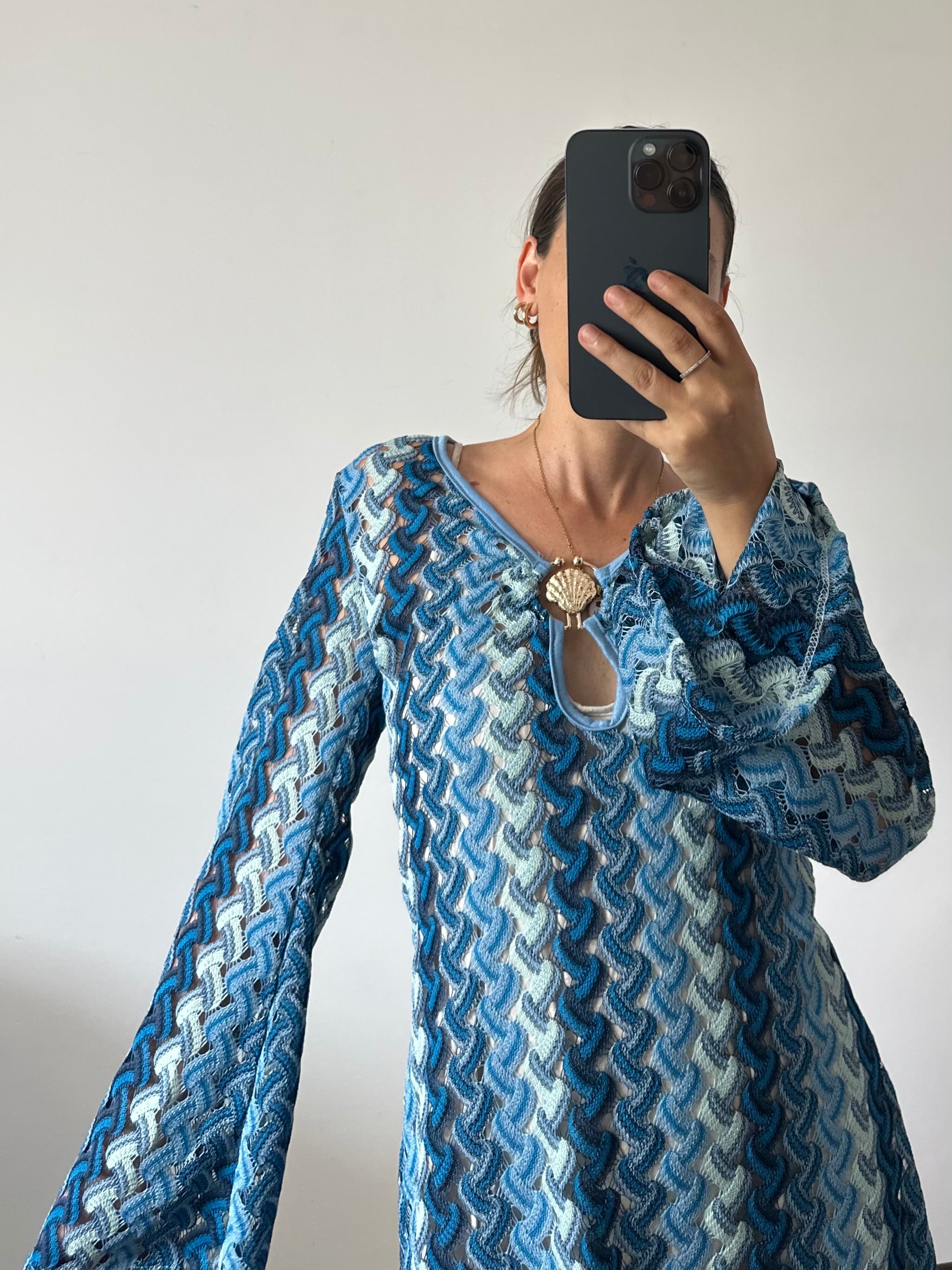 ABITO conchiglia summer azzurro