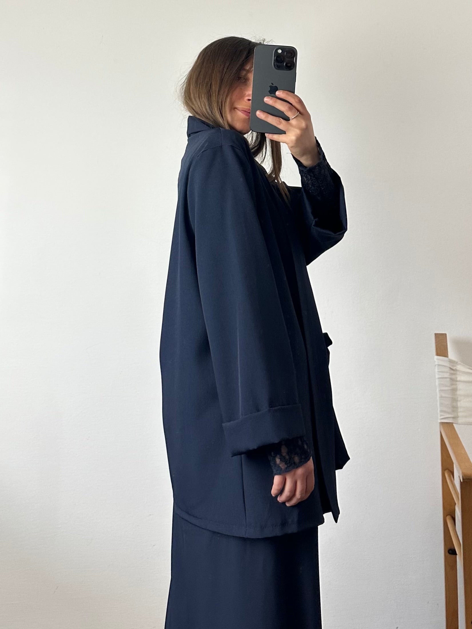 COORDINATO KIMONO BLU