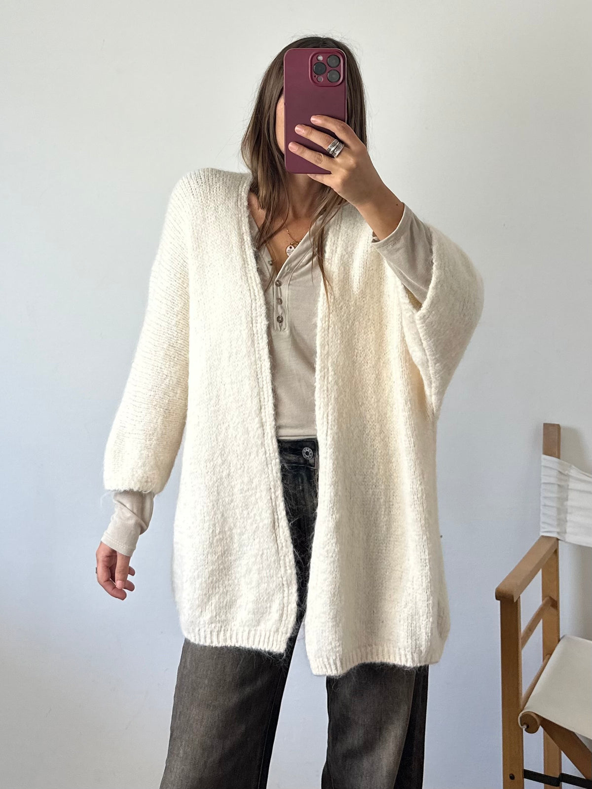 CARDIGAN misto LANA BURRO