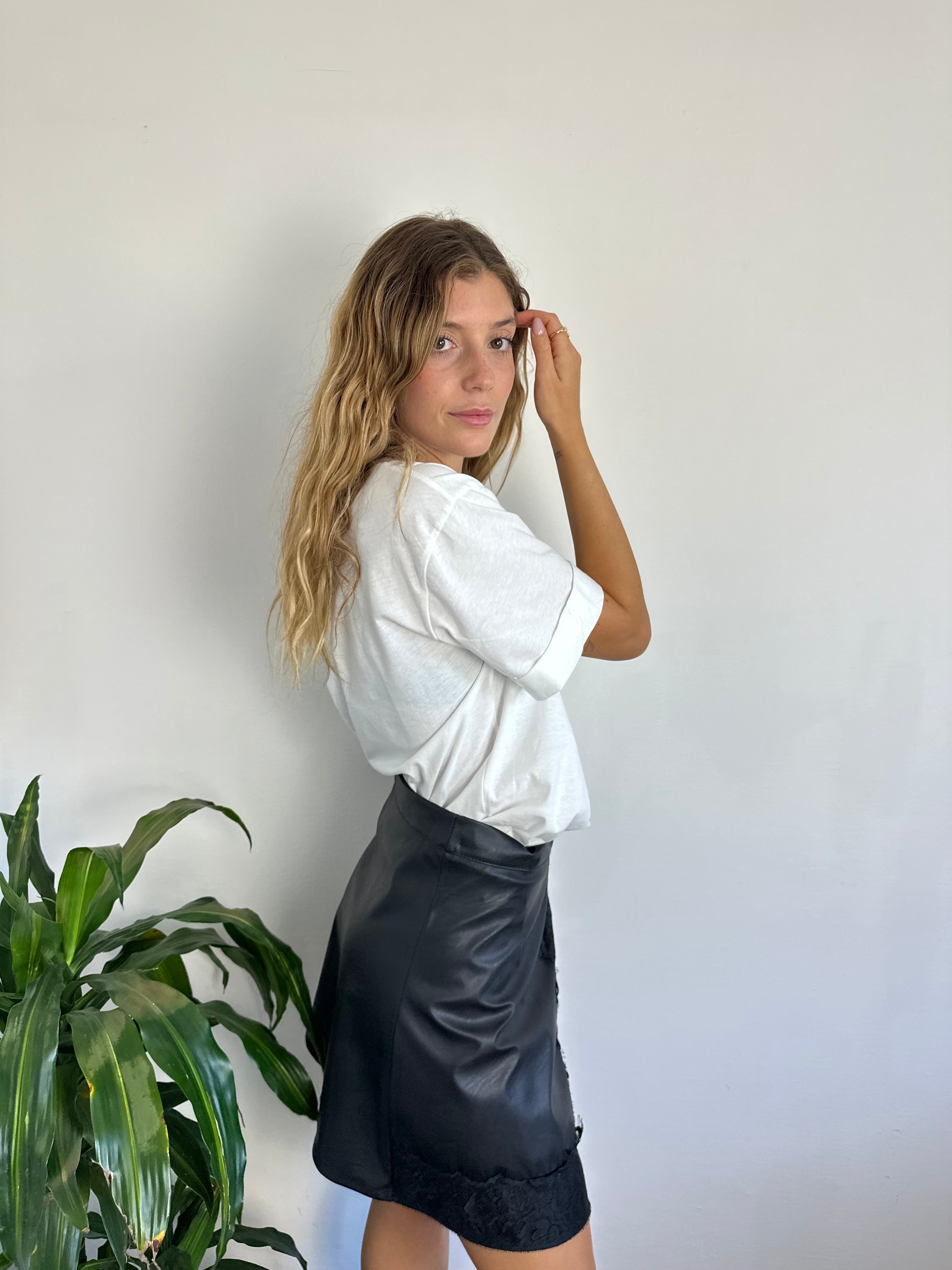 T-SHIRT 100% cotone “tequila” scritta nera