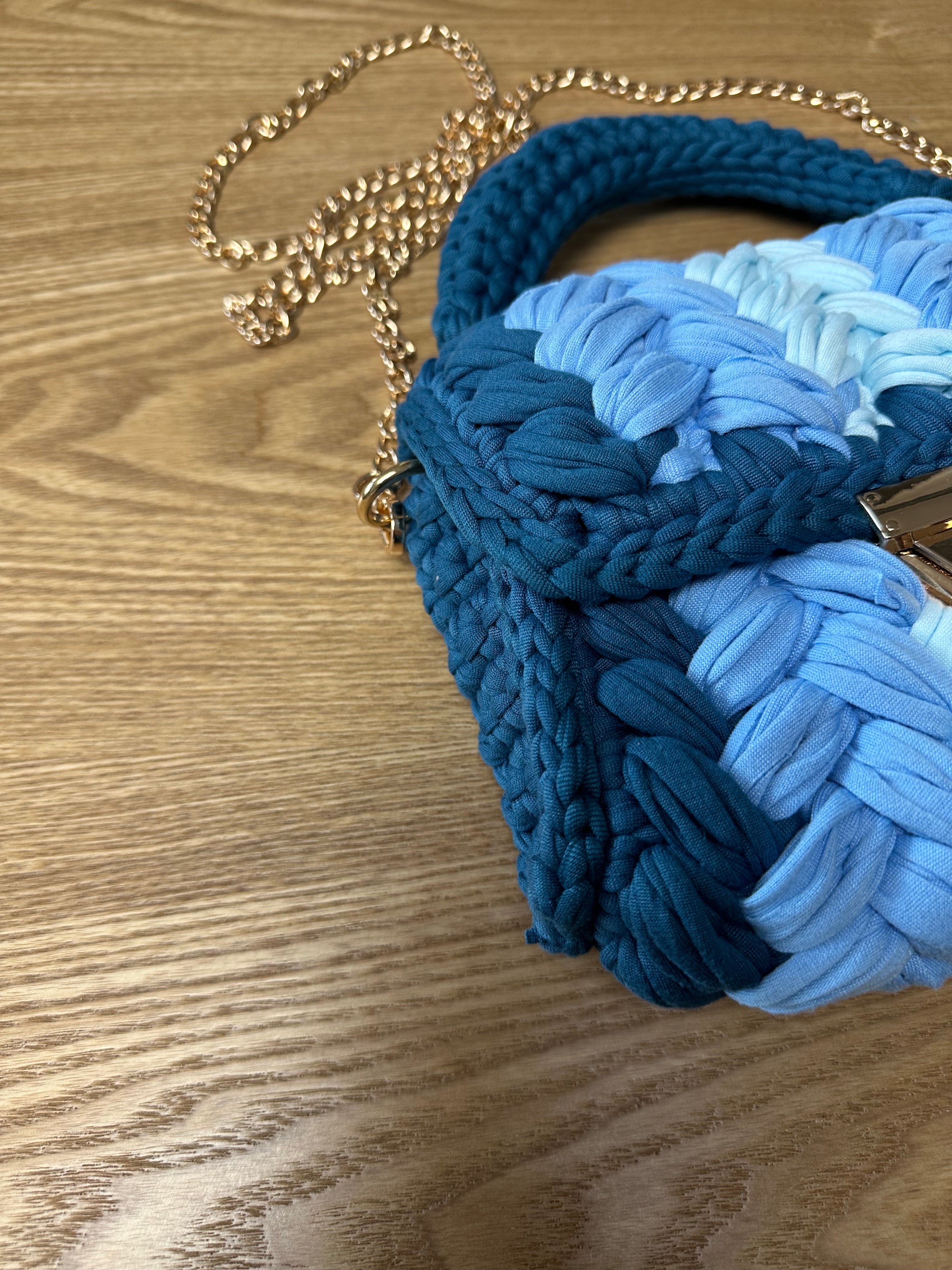 BORSA MINI UNCinetto azzurra