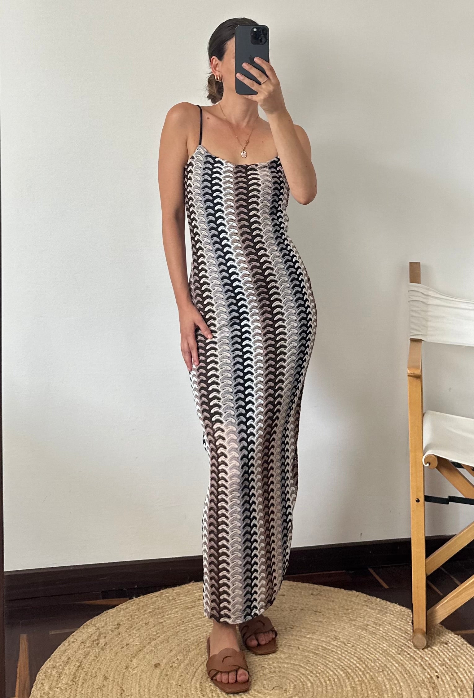 ABITO lungo summer nero