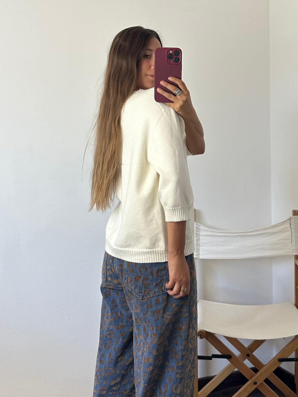 PULLOVER in morbida viscosa BURRO