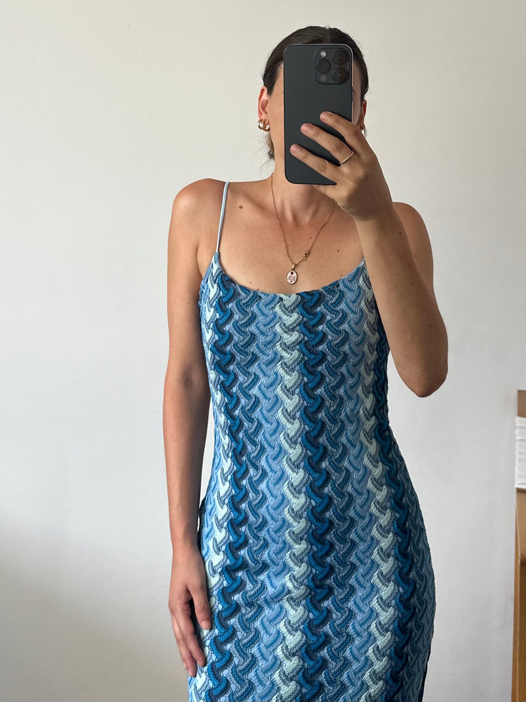 ABITO lungo summer azzurro