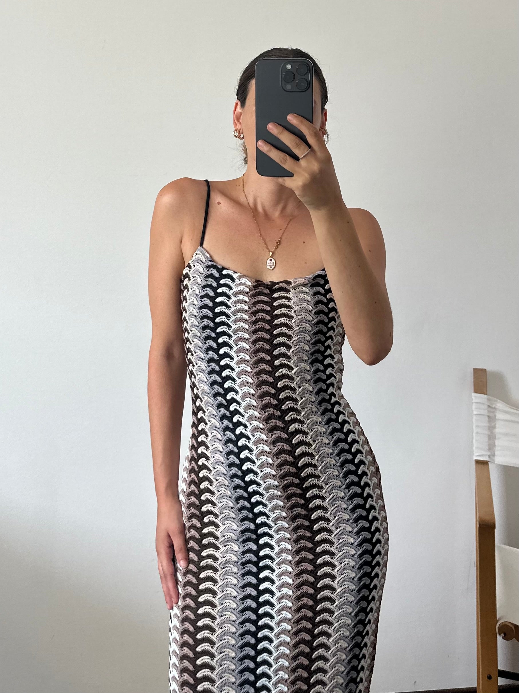 ABITO lungo summer nero