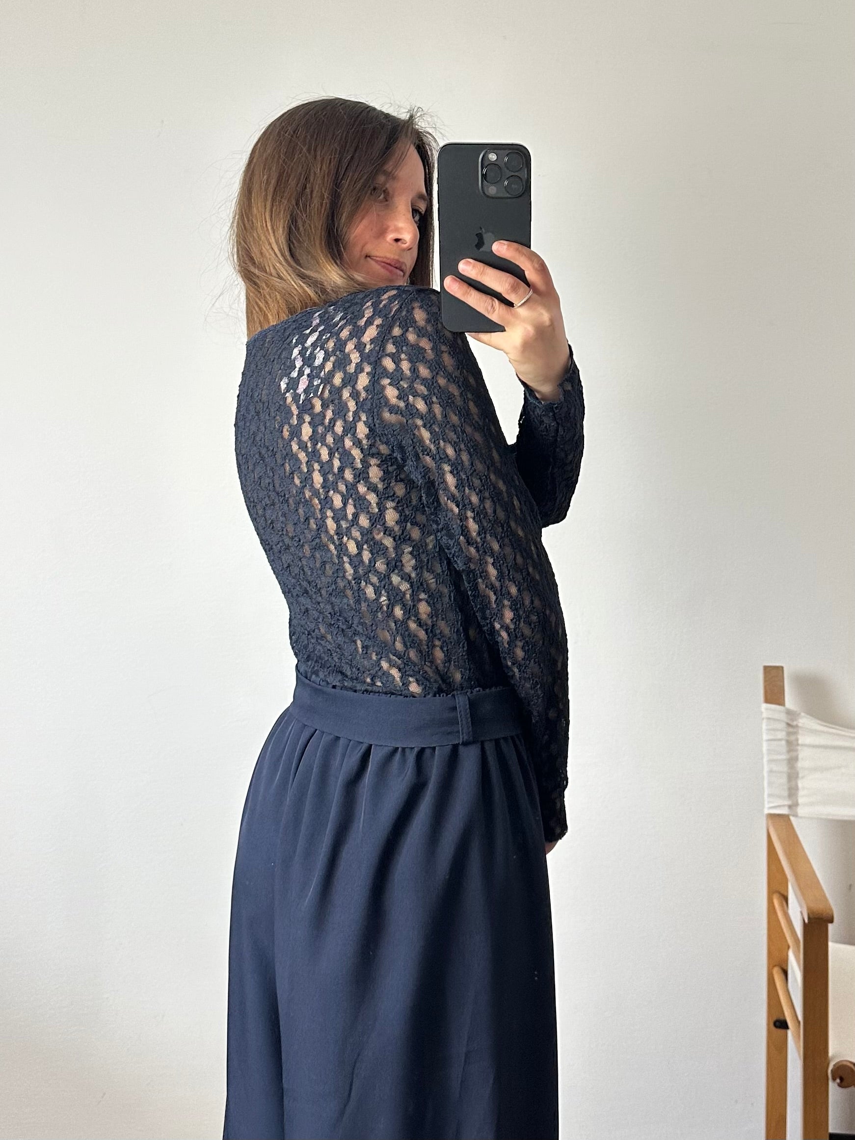 COORDINATO KIMONO BLU