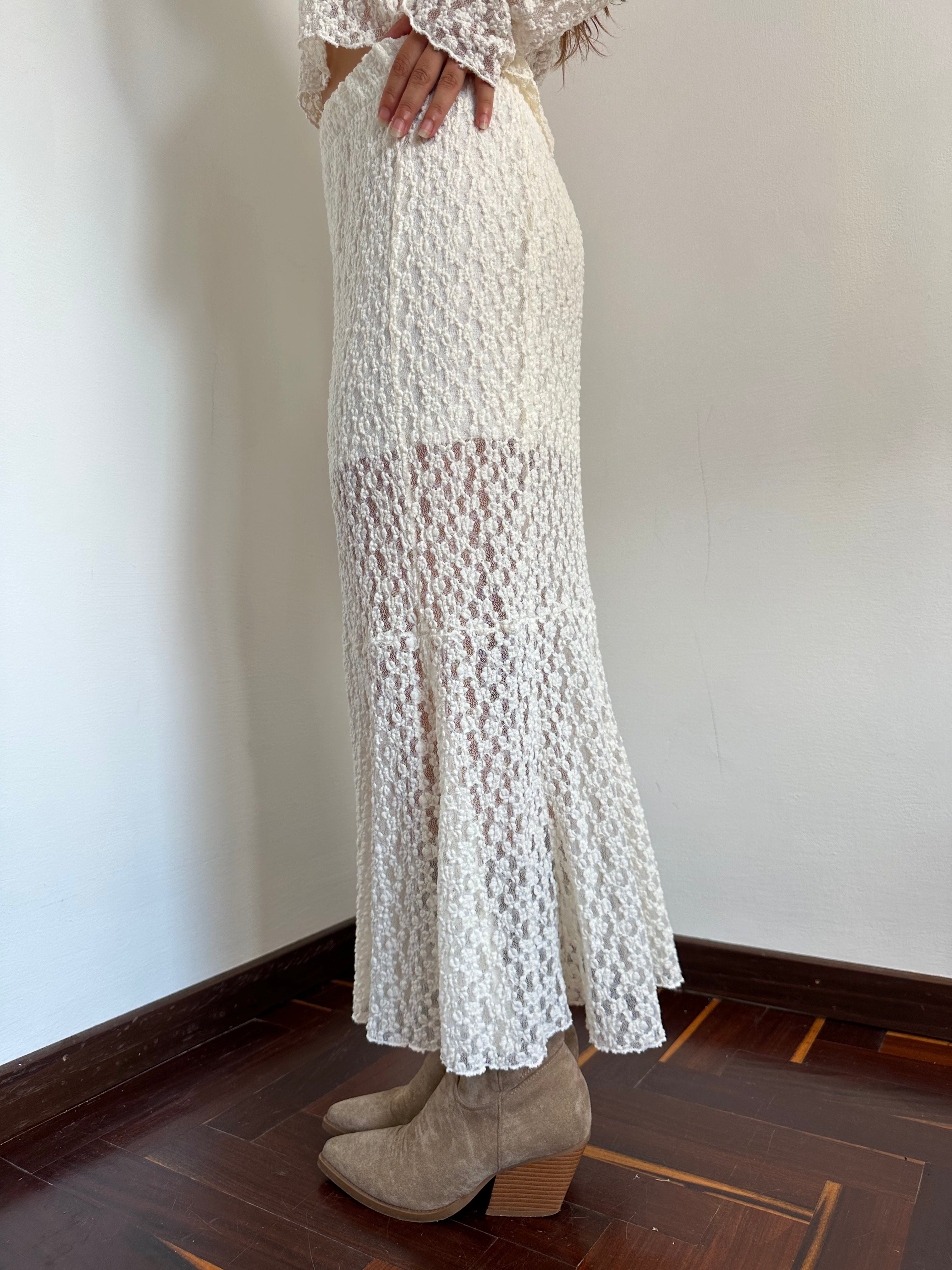 COORDINATO PIZZO PANNA