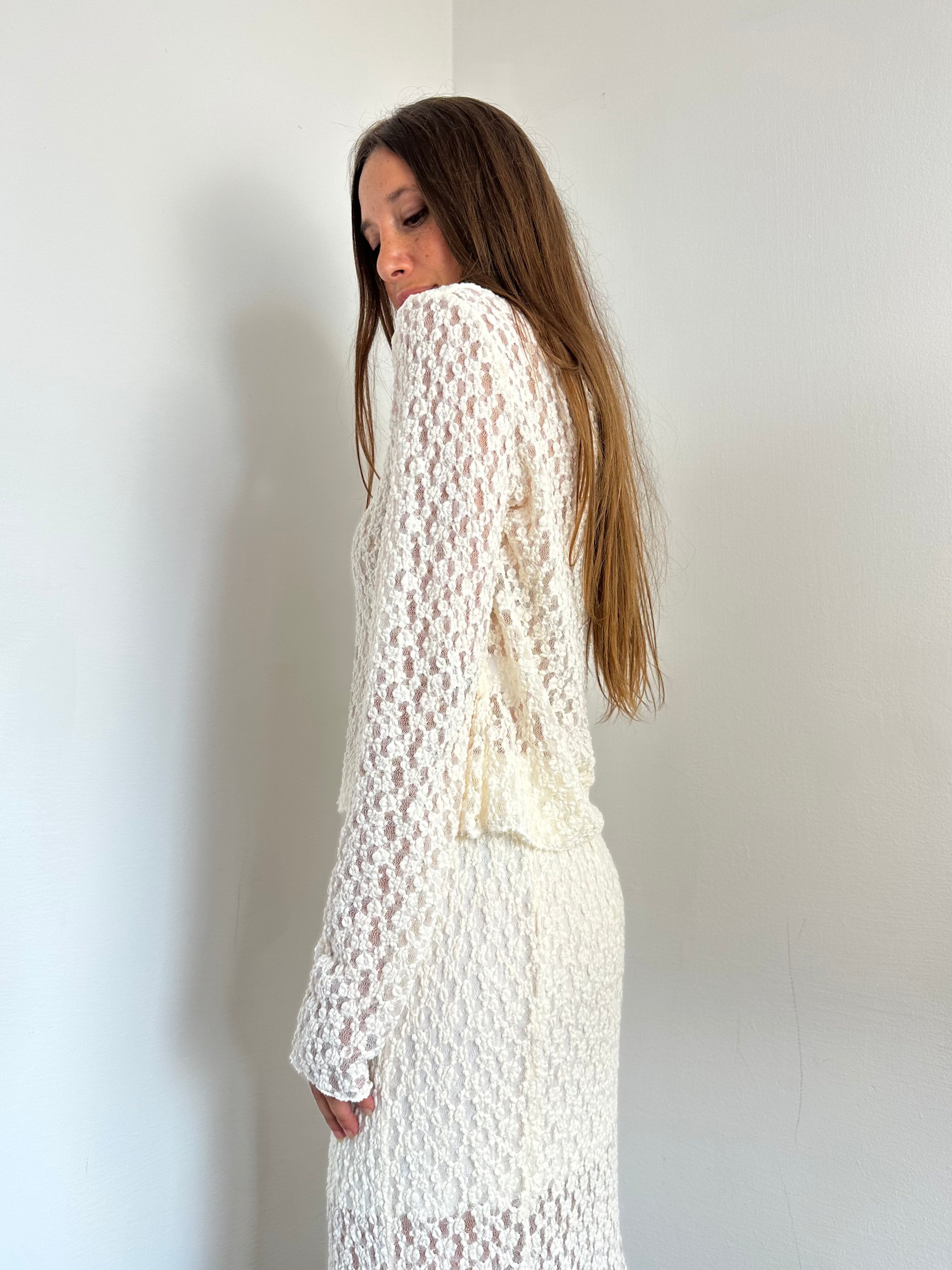 COORDINATO PIZZO PANNA
