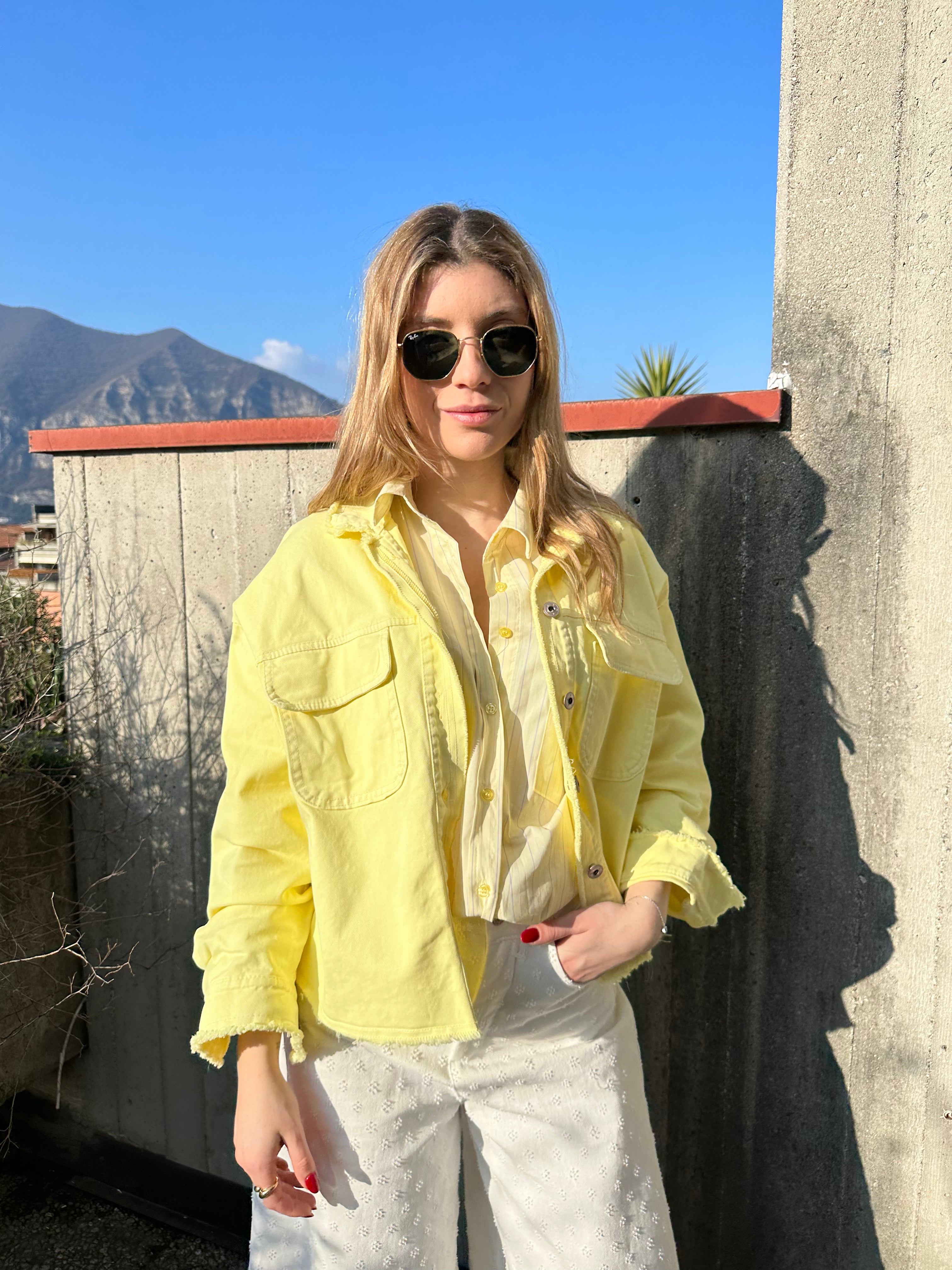 GIACCA COTONE GIALLA