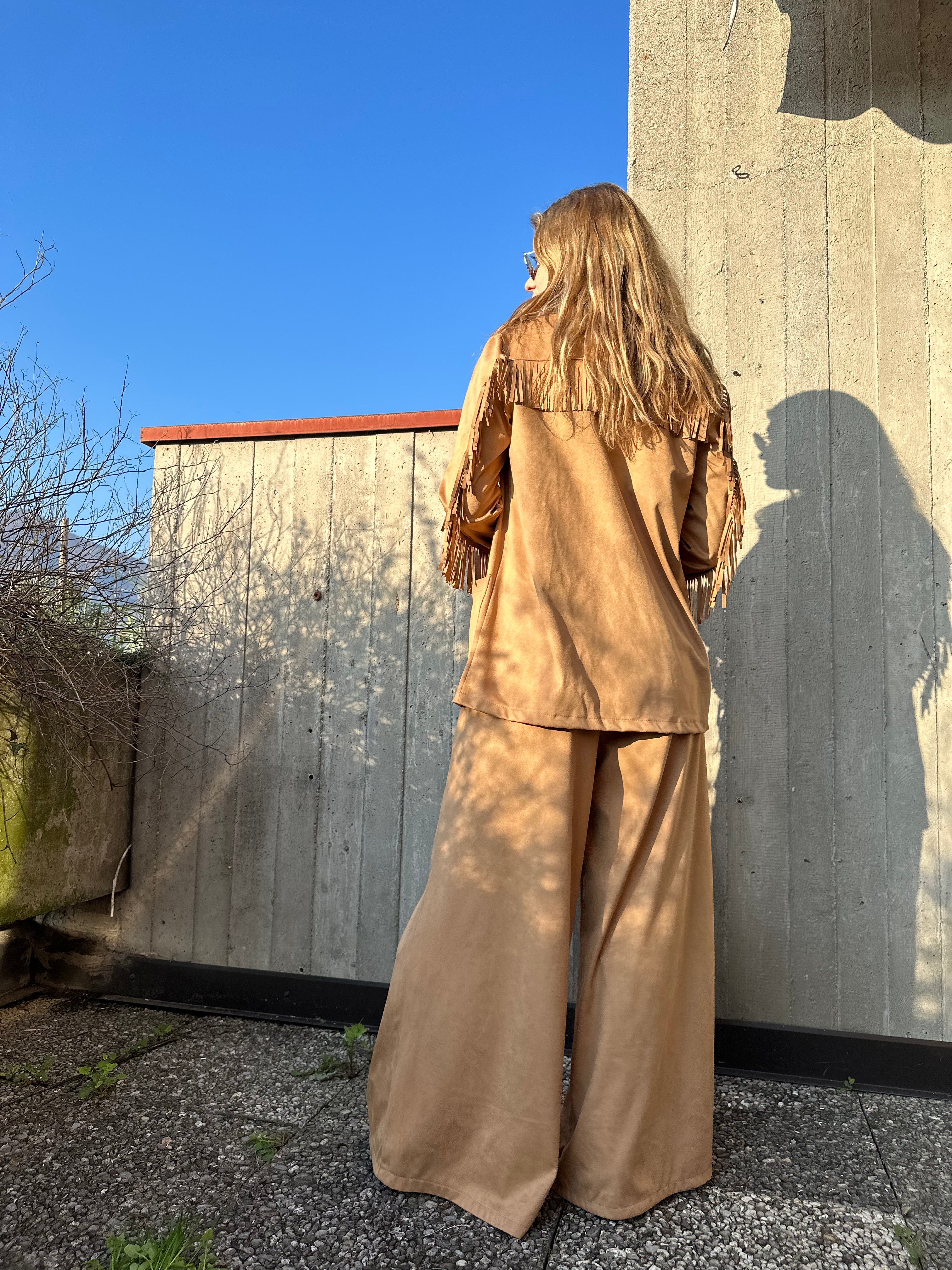 PANTALONE SCAMOSCIATO