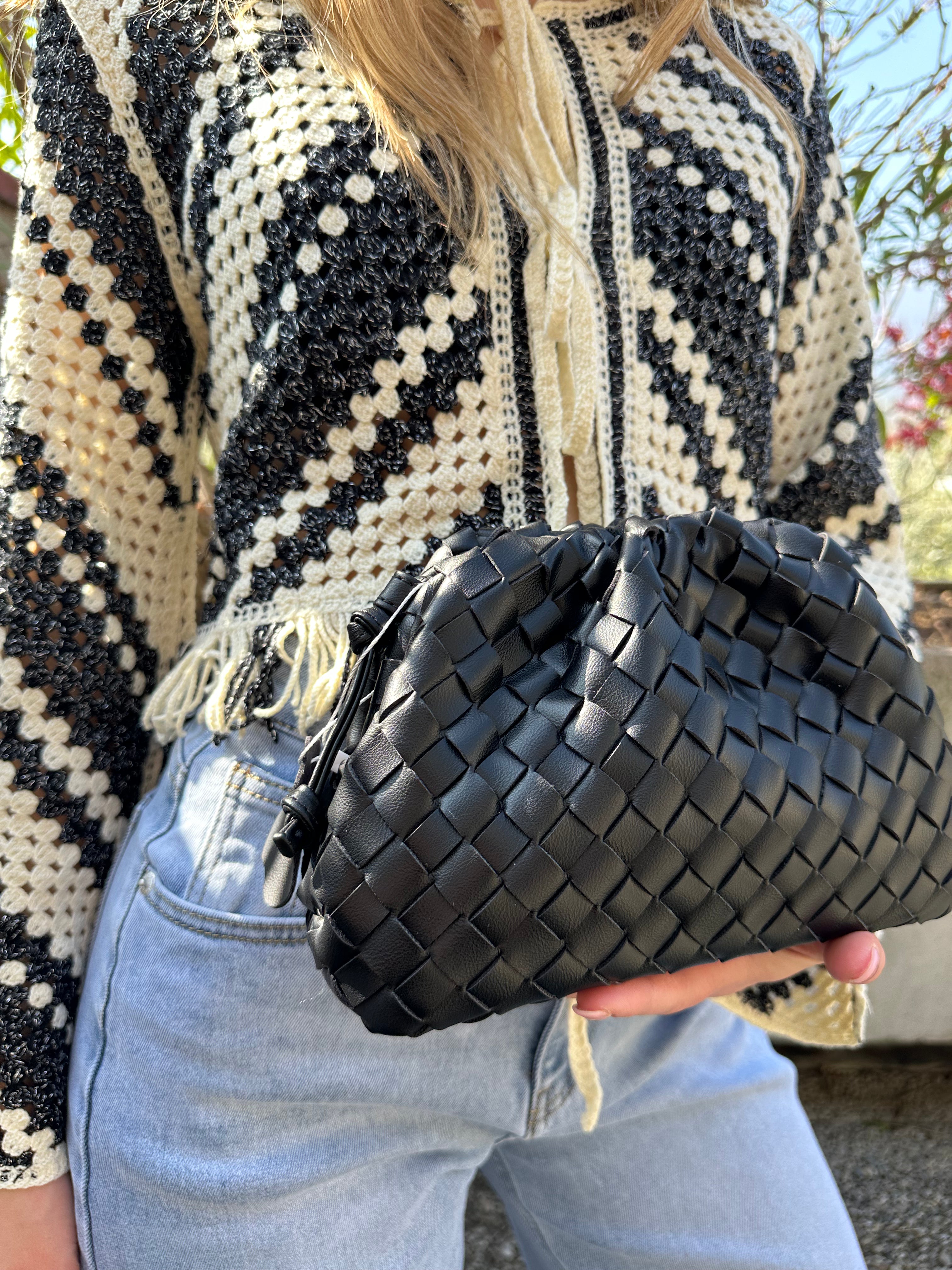 BORSA MINI POUCH ISIDORA NERA