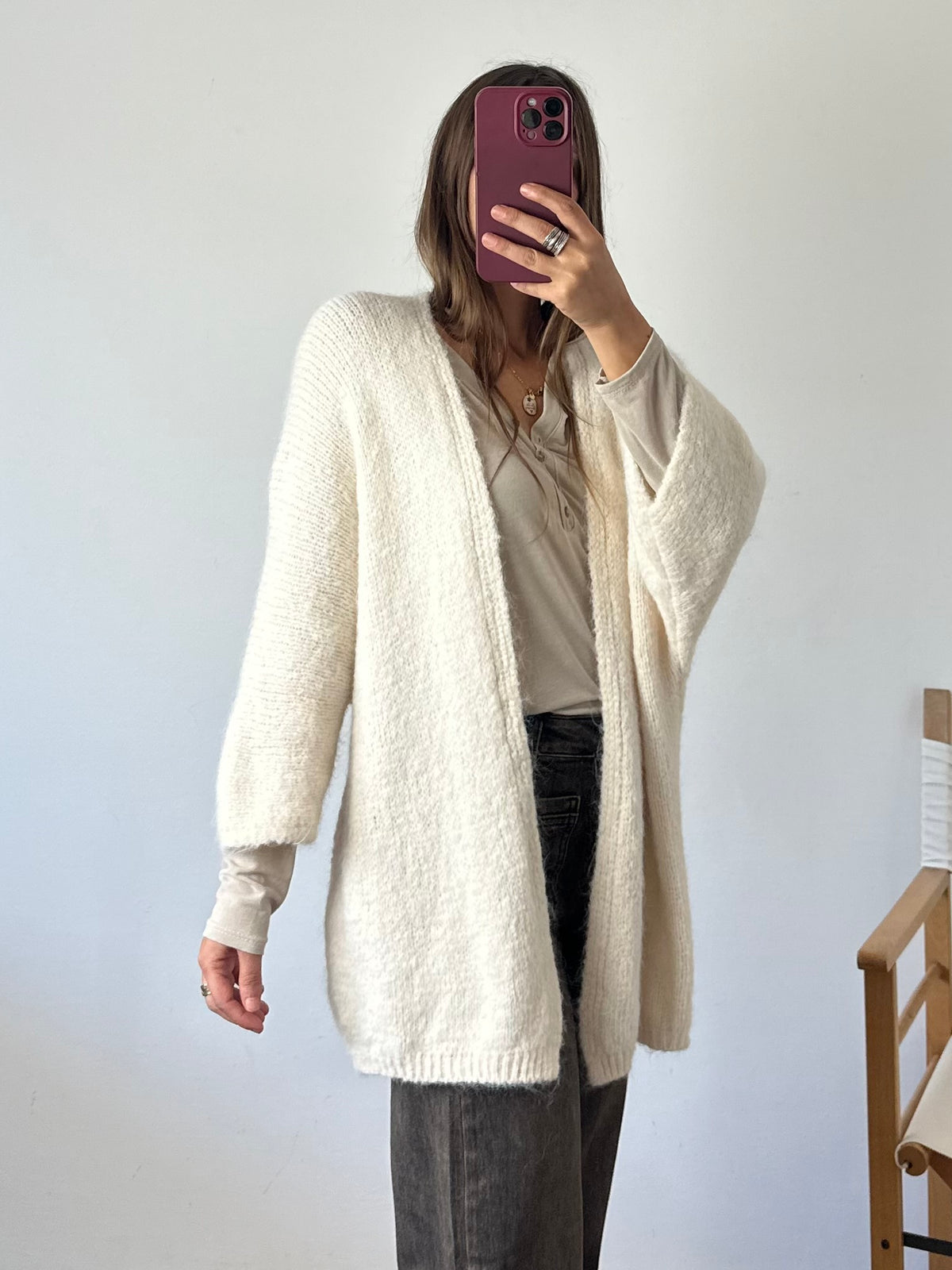 CARDIGAN misto LANA BURRO