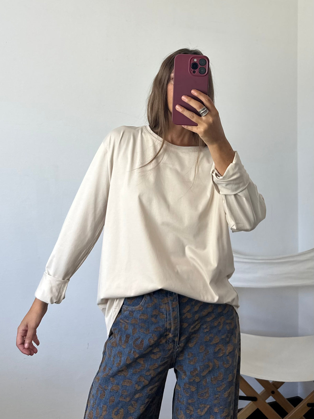 MAGLIA in COTONE BEIGE