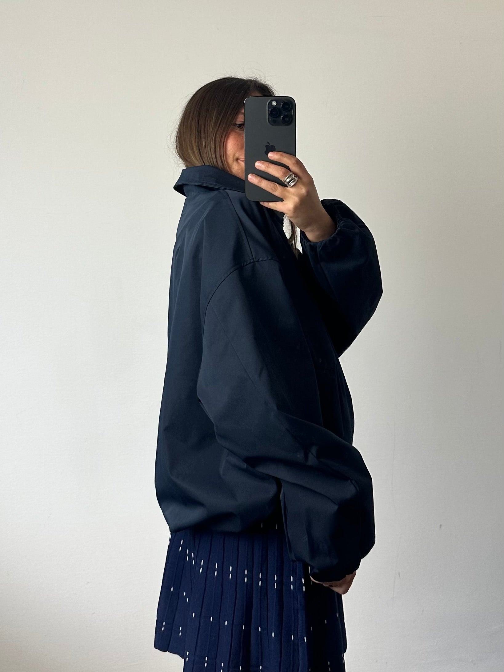 GIACCA BOMBER BLU