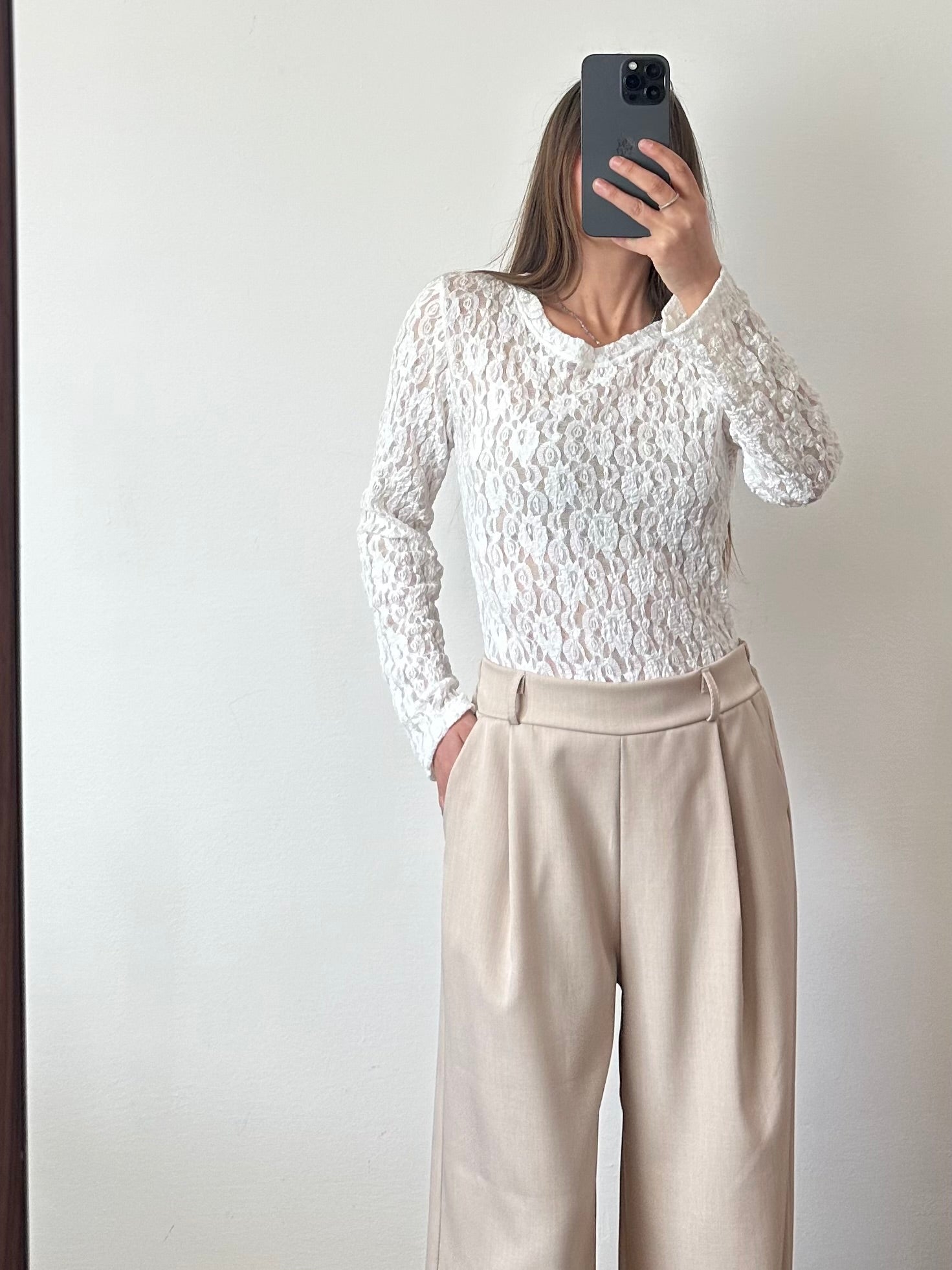 COORDINATO GIACCA INCROCIATA BEIGE