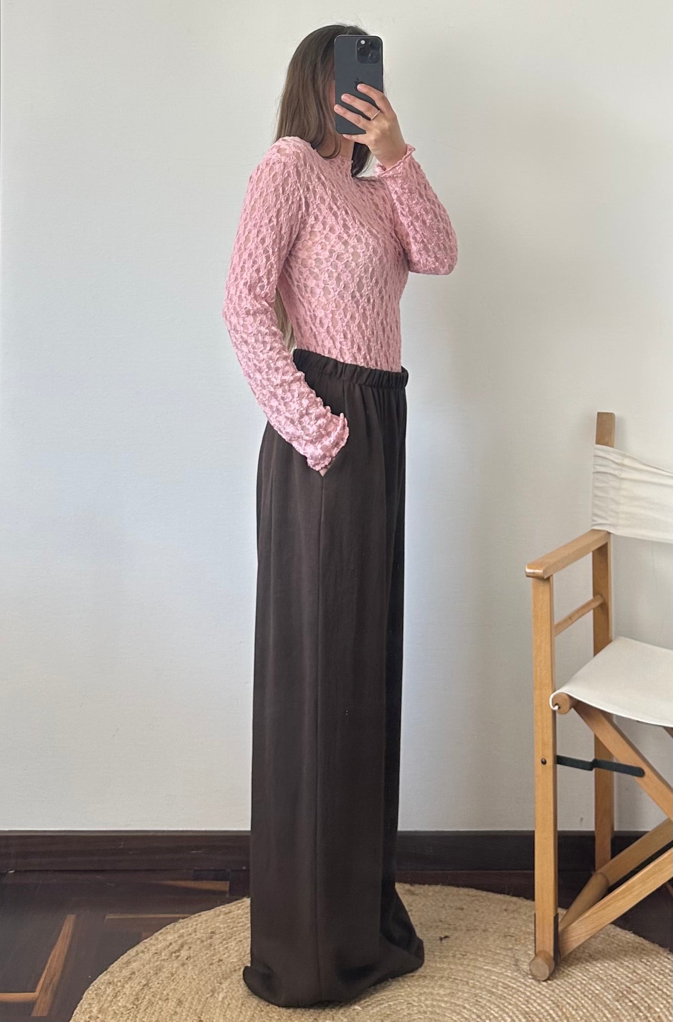 COORDINATO foulard cioccolato